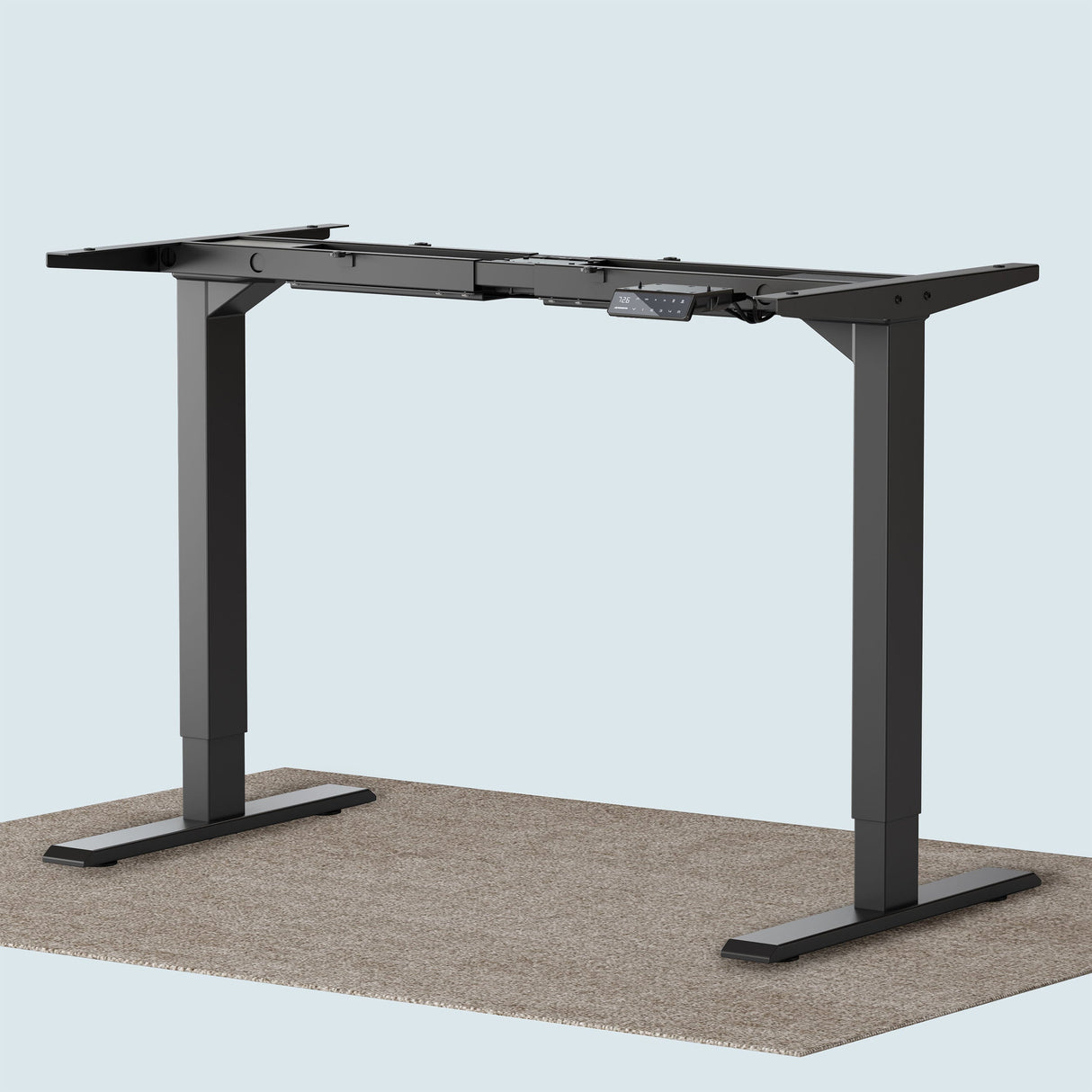 Maidesite T2 Pro height adjustable frame desk black