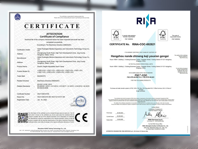 Maidesite TH2 Plus Art/EL2 Plus Art - Electric Standing Desk Height Adjustable Table Frame