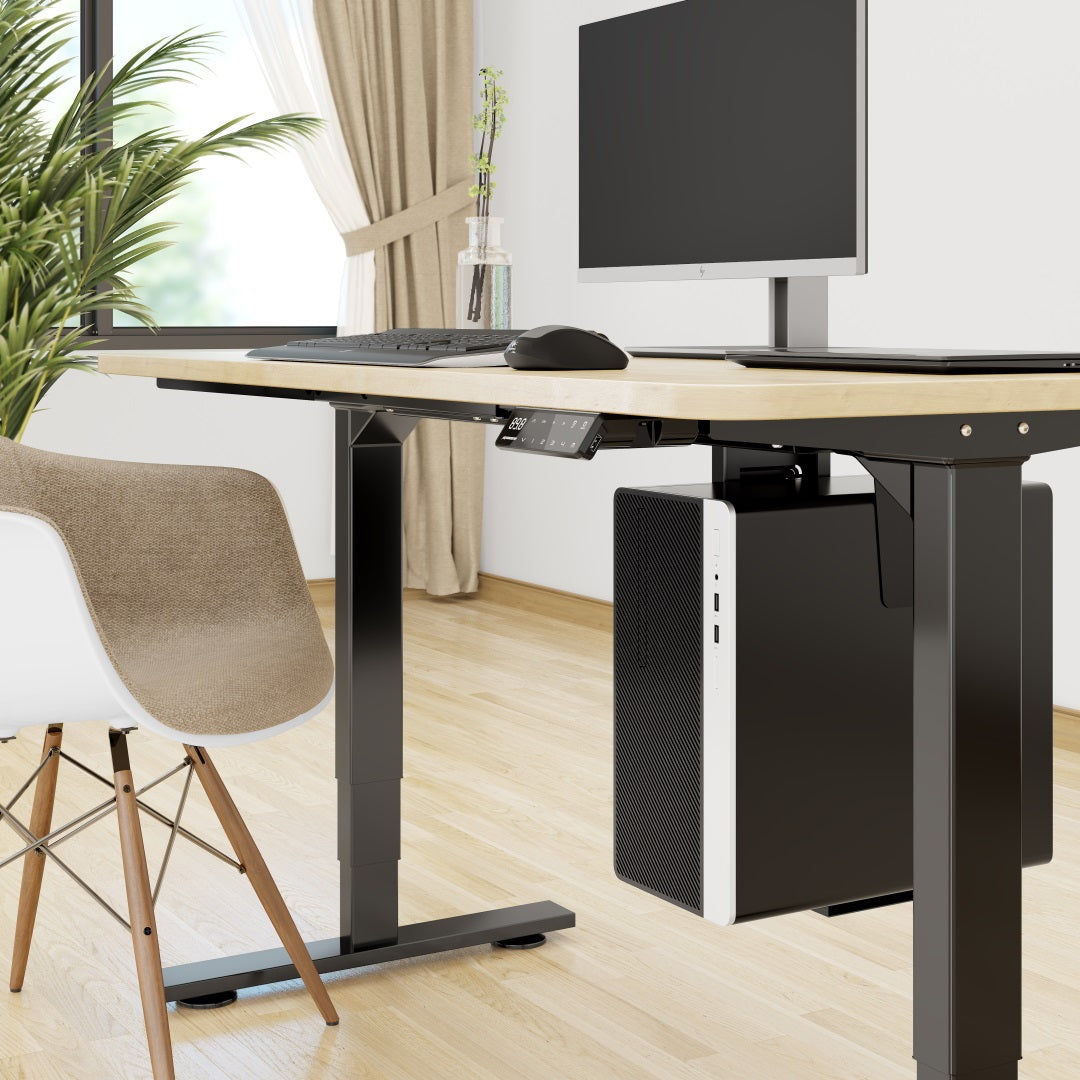 CPU holder placed under the desk, can help you save space