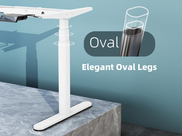 Maidesite TH2 Plus Art/EL2 Plus Art - Electric Standing Desk Height Adjustable Table Frame