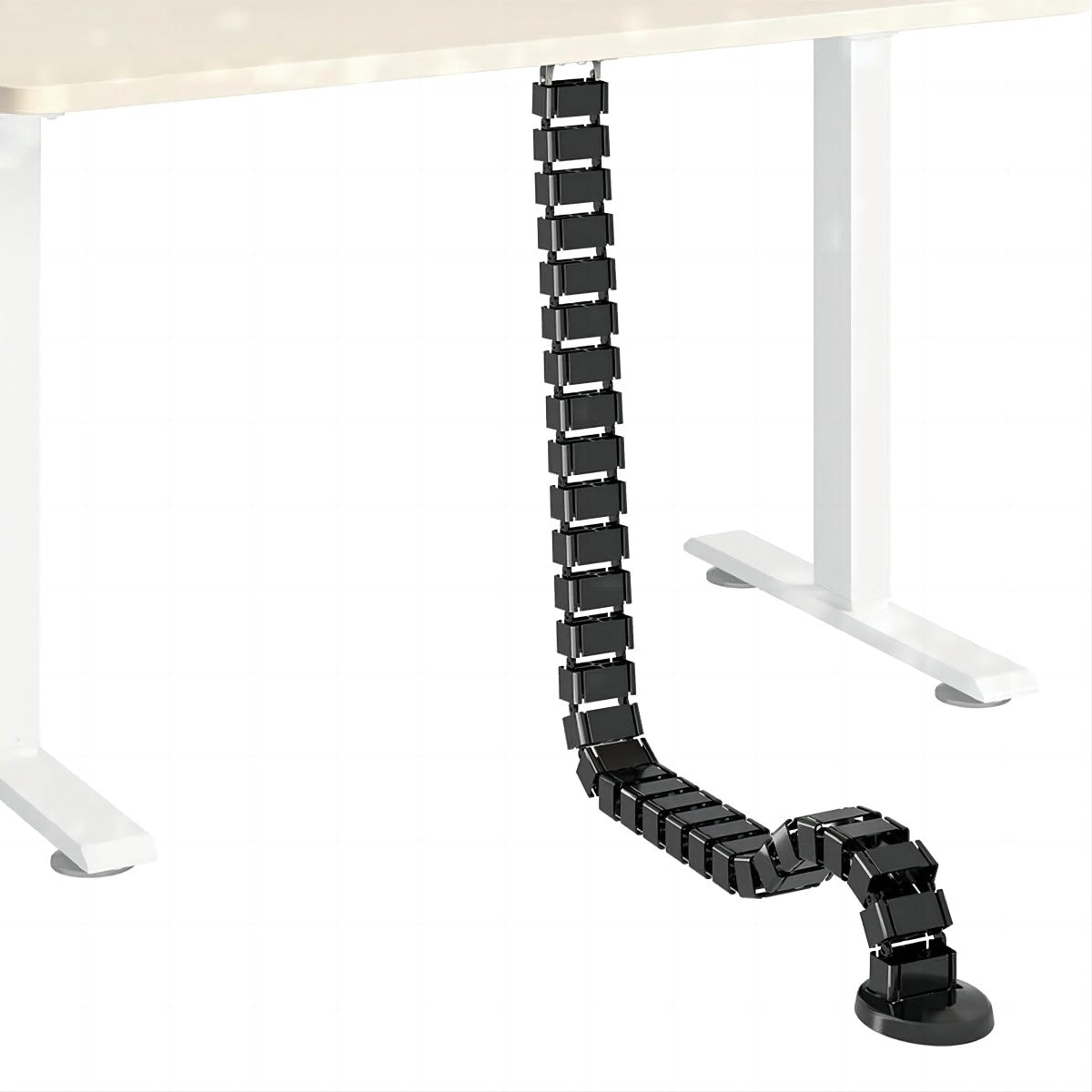 Maidesite cable spine black for home office