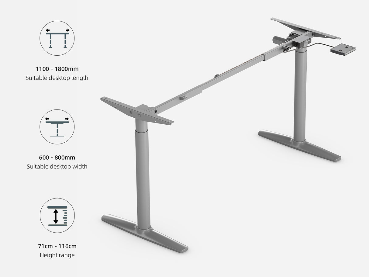 Maidesite TO1 Pro - Electric Stand Up Desk Frame