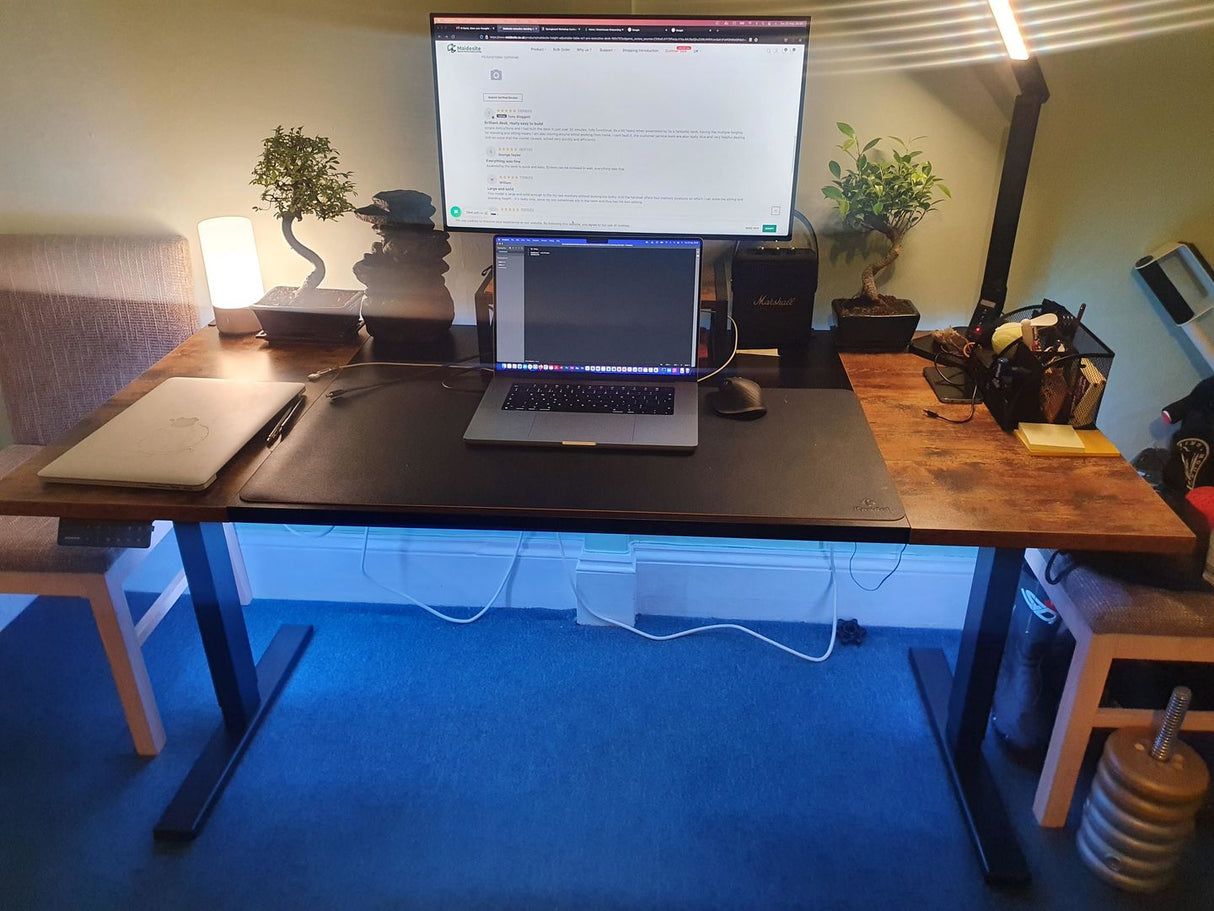 Maidesite SC2 Pro - Electric Height Adjustable Desk Sit-Stand Table 160x80/180x80 cm