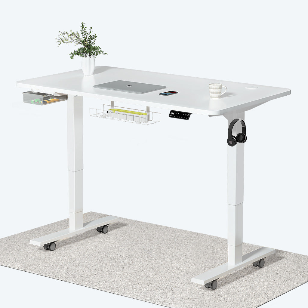 White 120x60x2.5cm desktop to diy your computer table stand up desk