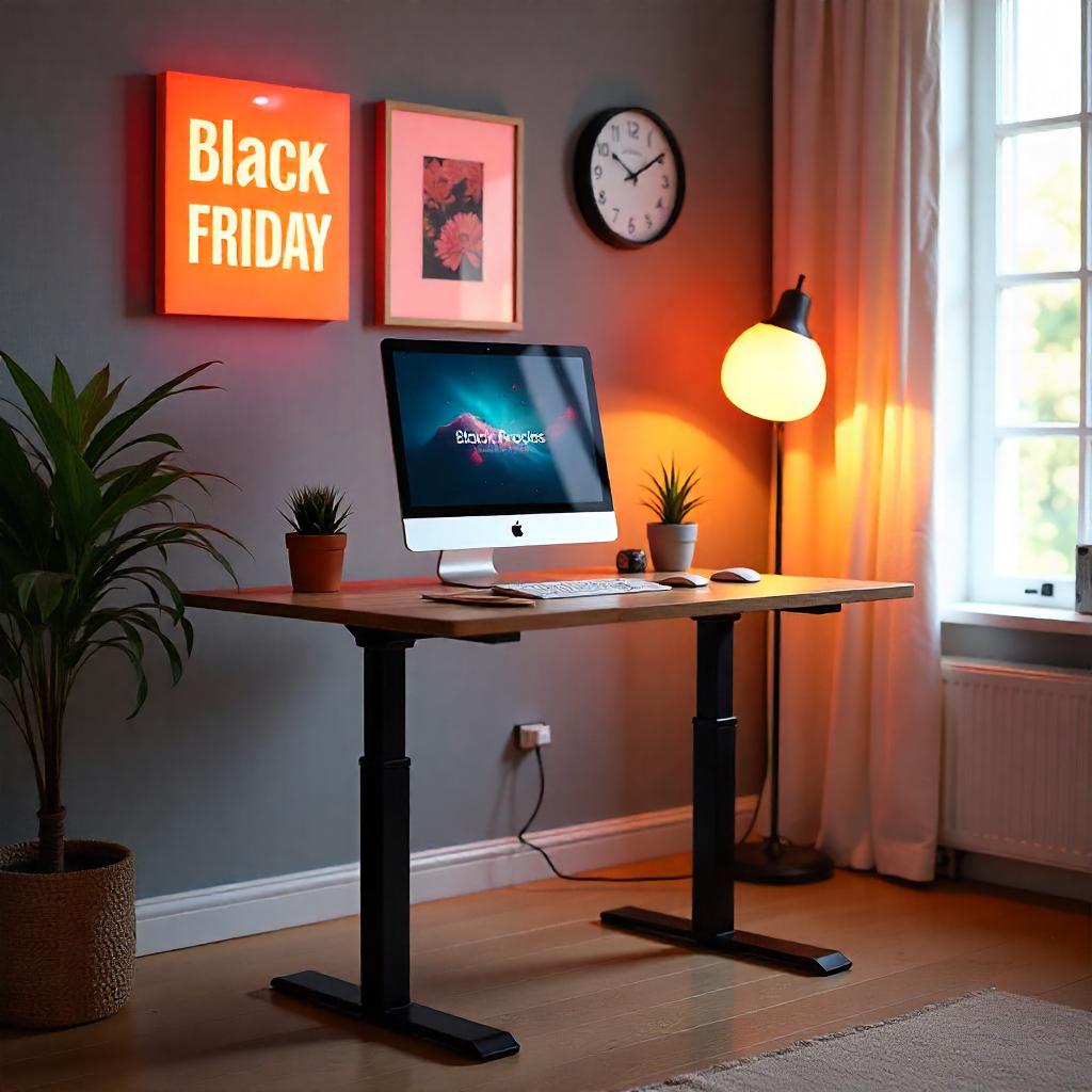 Home height adjustable desk, Black Friday promotion