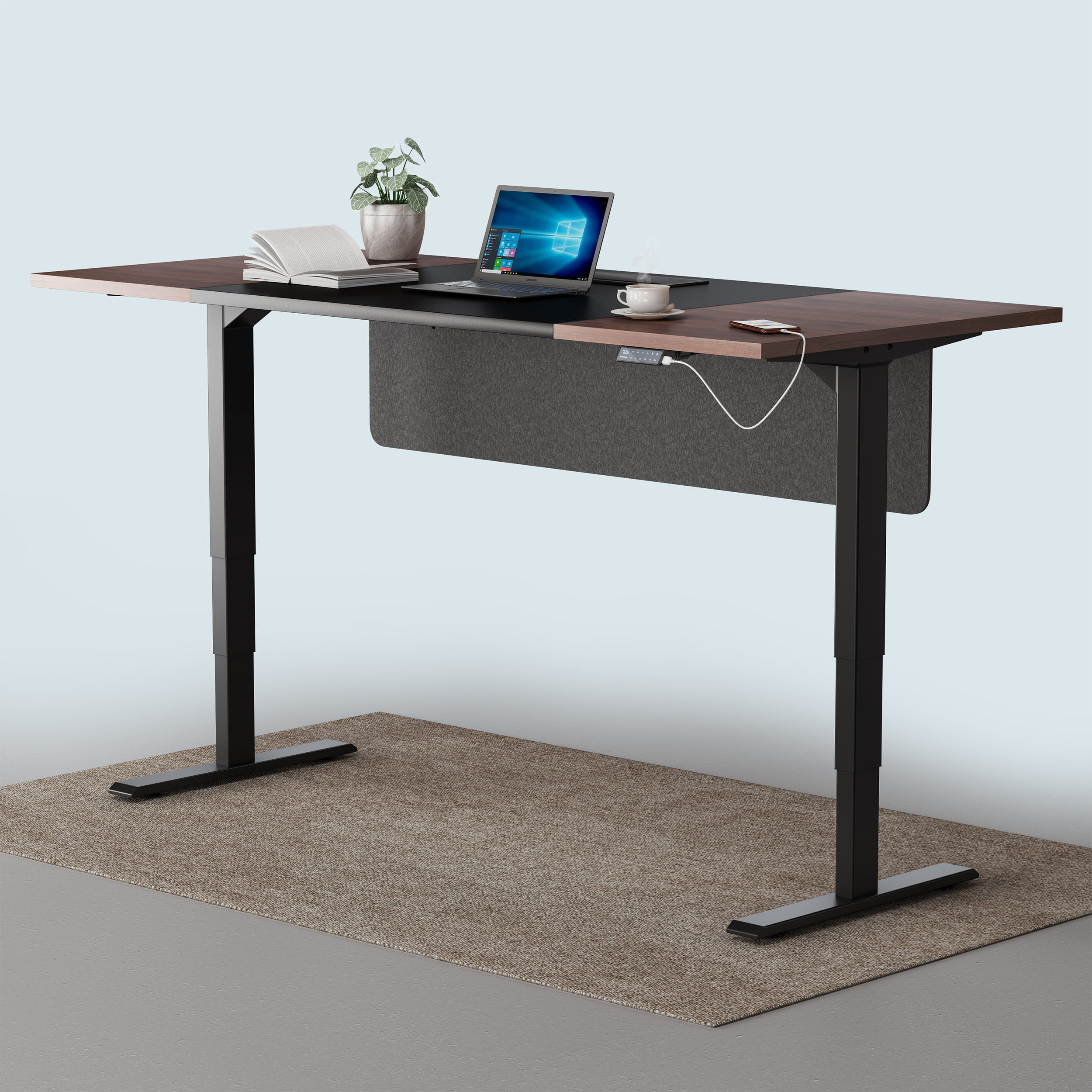 Maidesite SC2 Pro - Electric Height Adjustable Desk Sit-Stand Table 160x80/180x80 cm