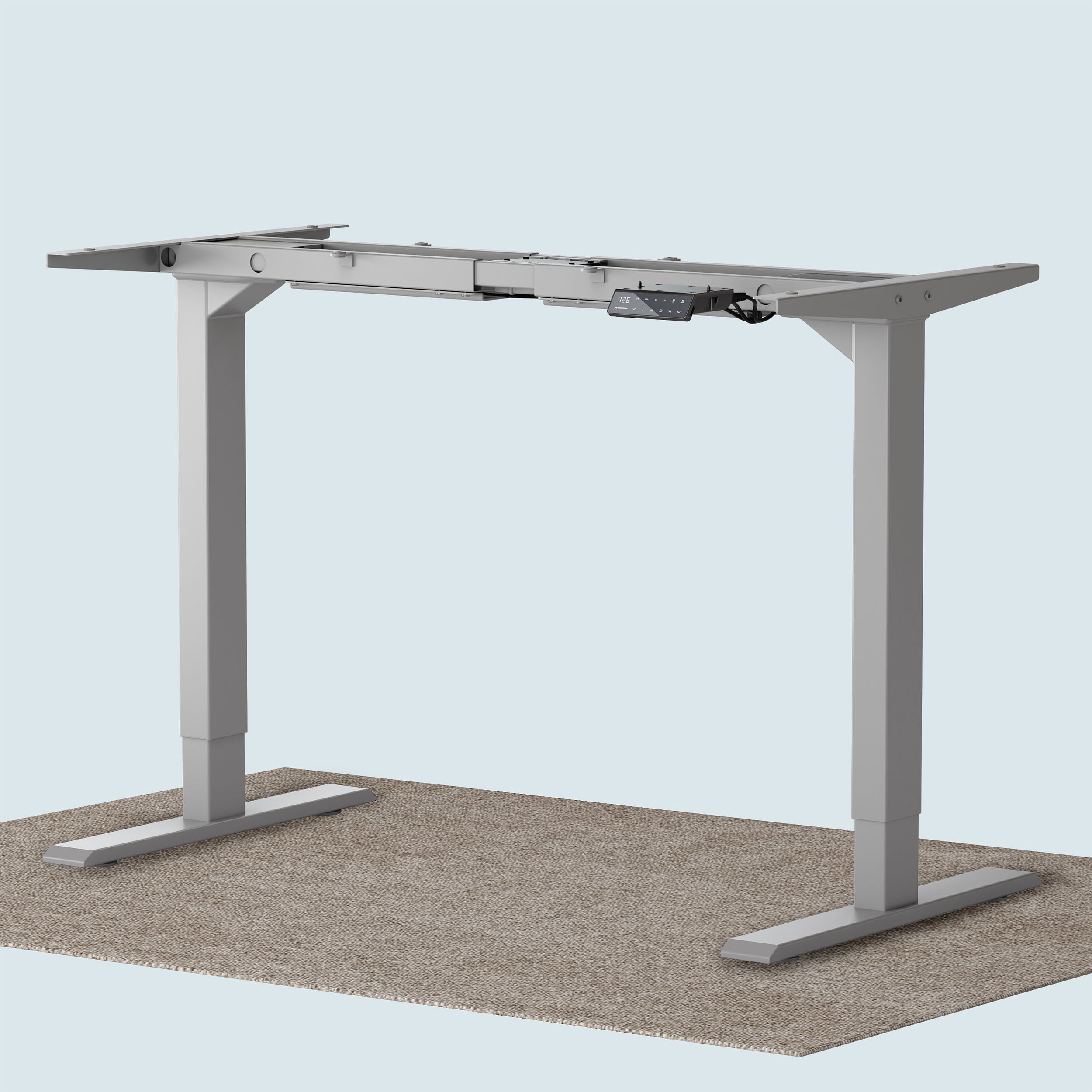 Maidesite T2 Pro height adjustable desk frame grey