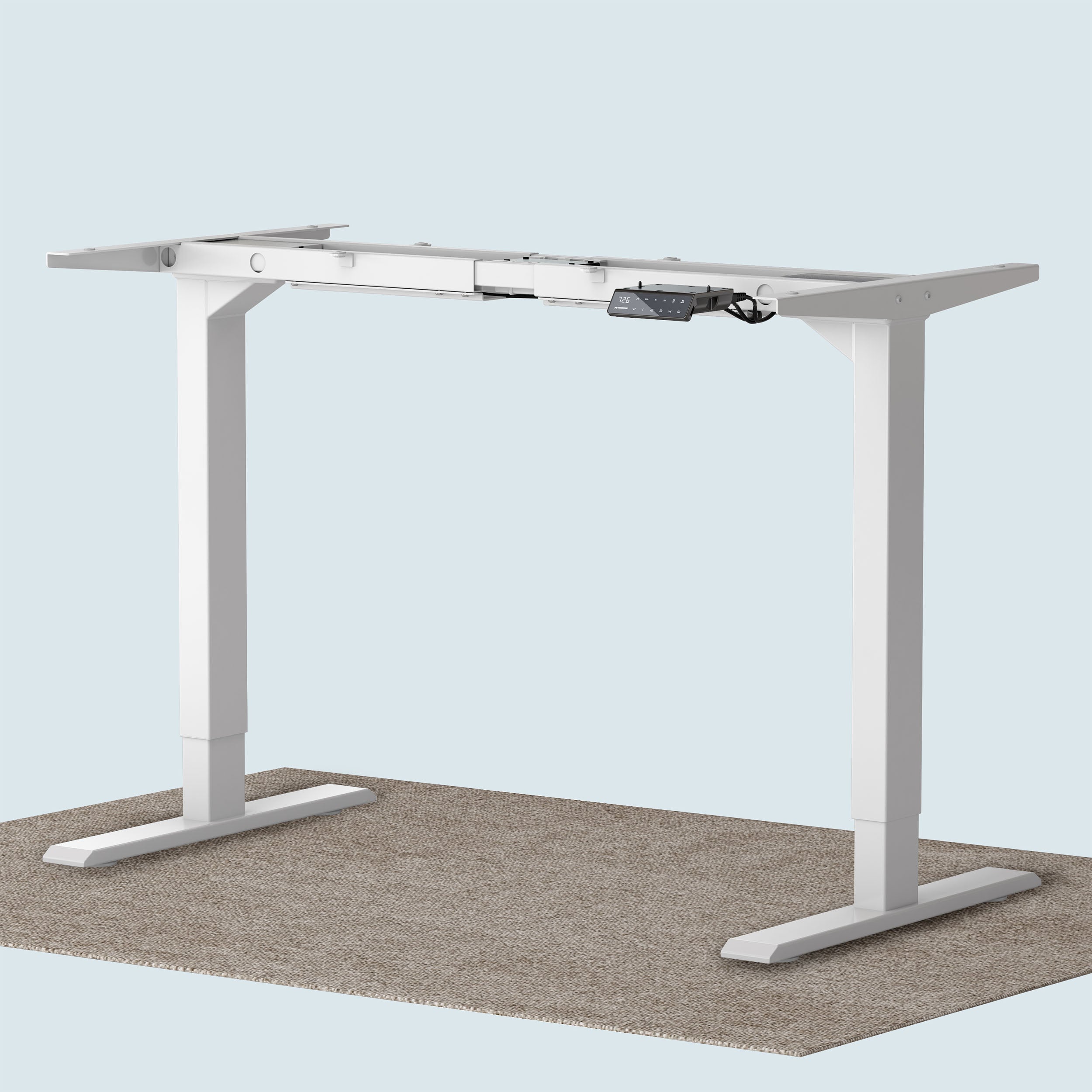 Maidesite T2 Pro electric height adjustable desk frame white