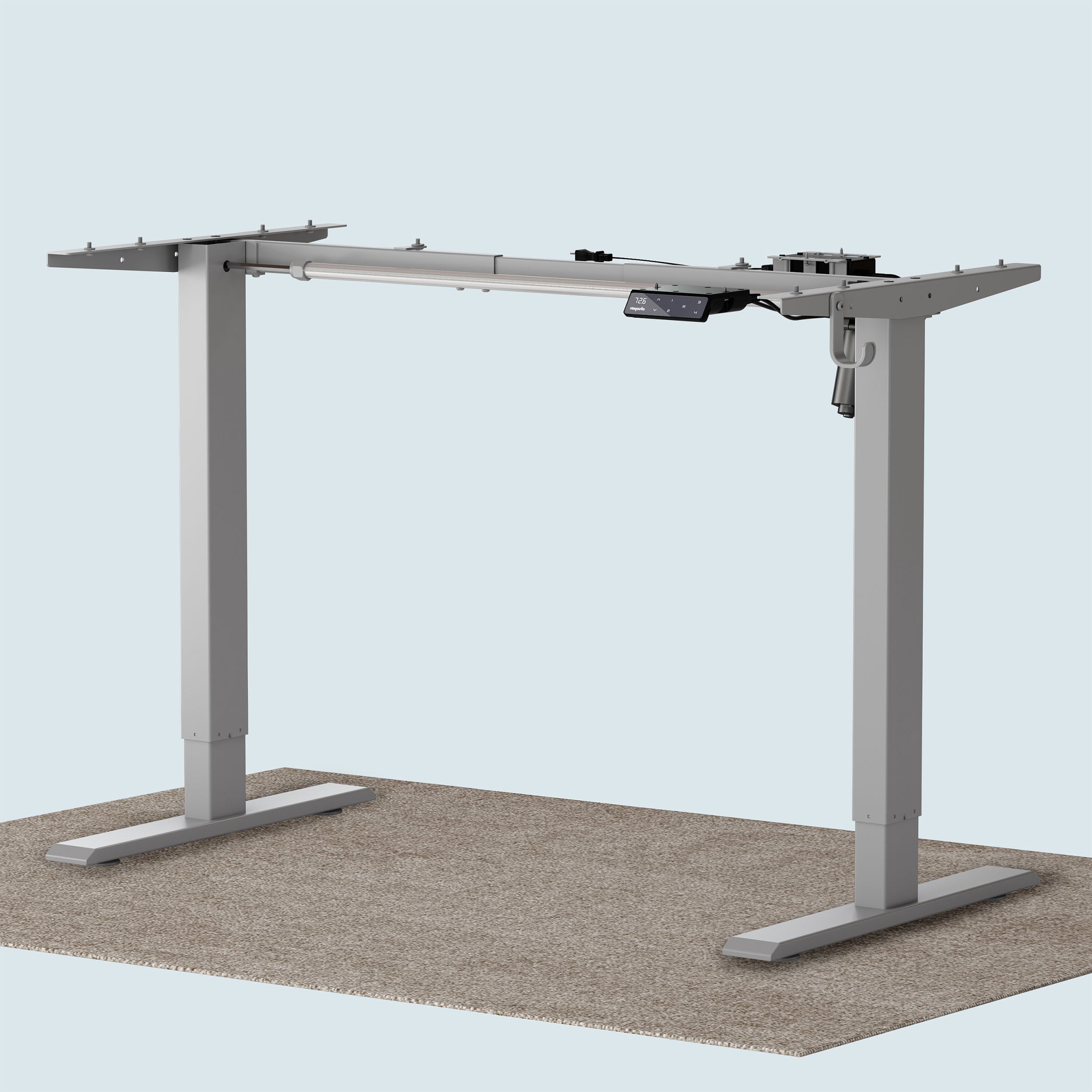 T1 Basic standing desk single motor frame grey