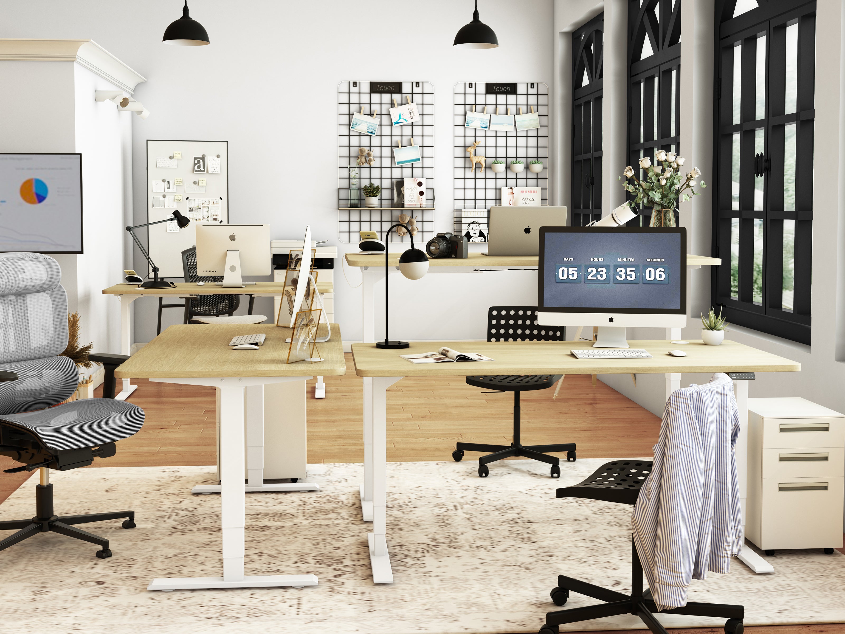 Maidesite T2 Pro Plus - Electric Height Adjustable Standing Desk Frame