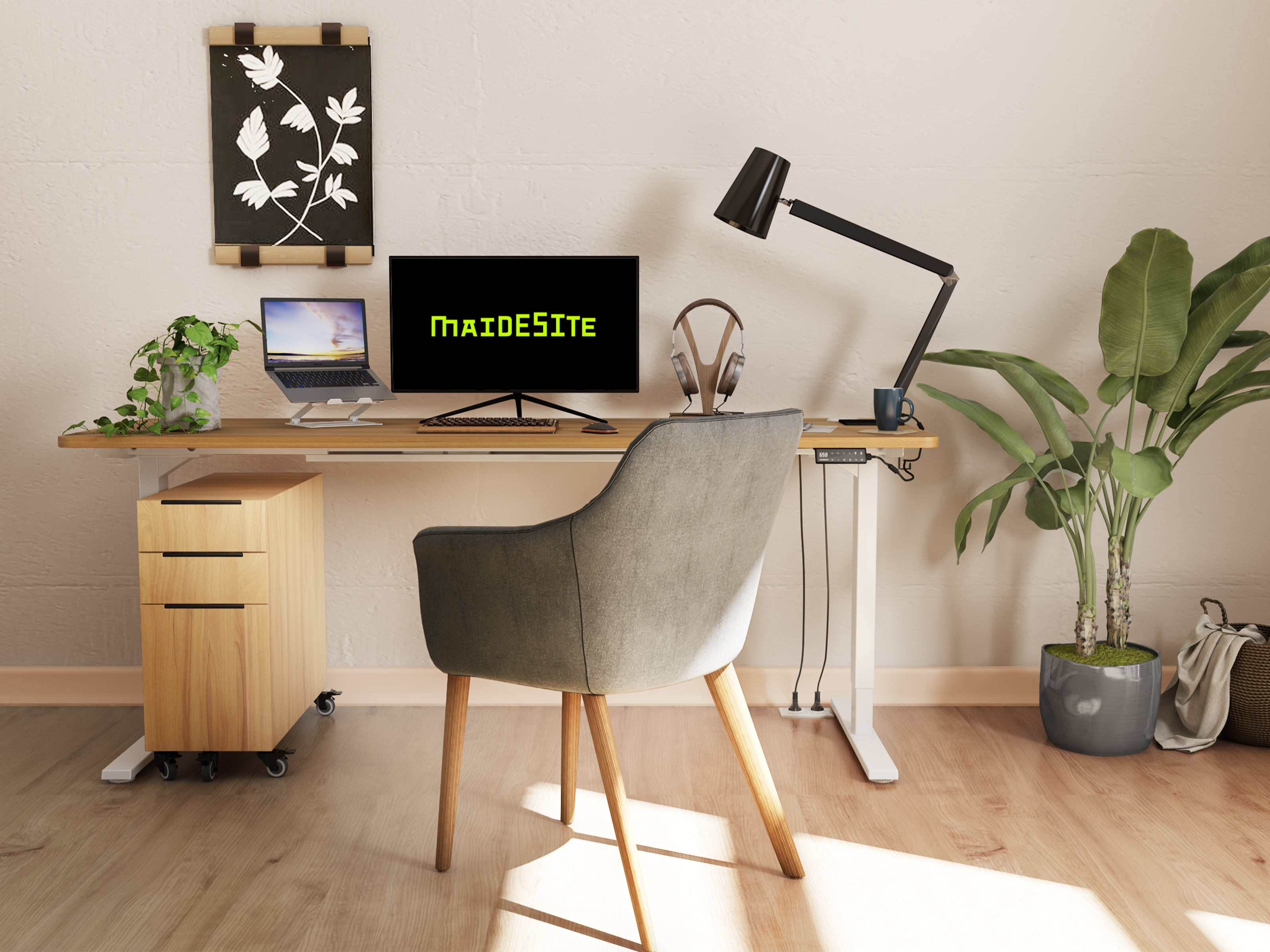Maidesite T2 Pro - Electric Stand Up Desk Frame
