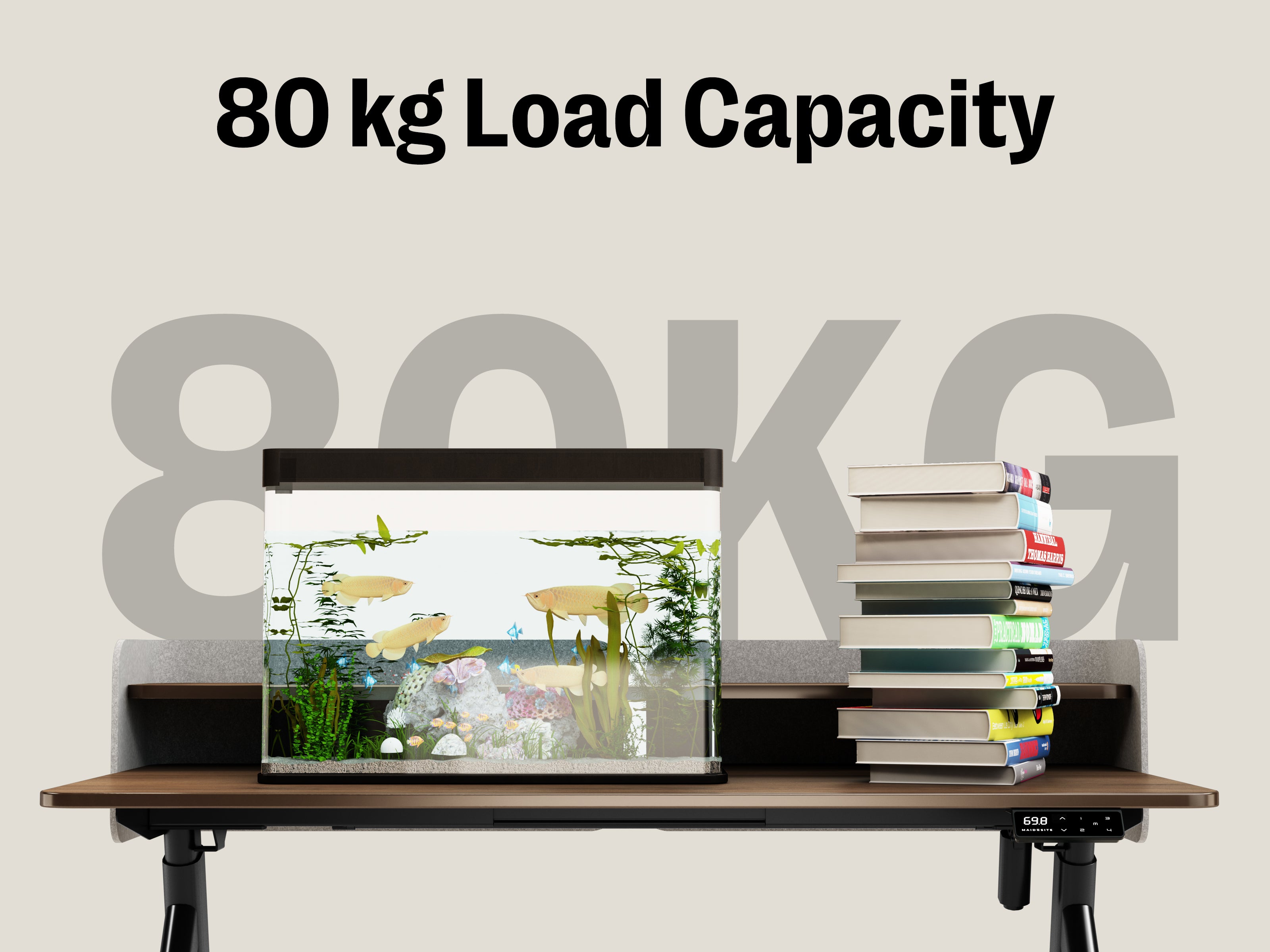Maidesite ArborLift Height-Adjustable Electric Desk, 120 140cm with USB-C Connection