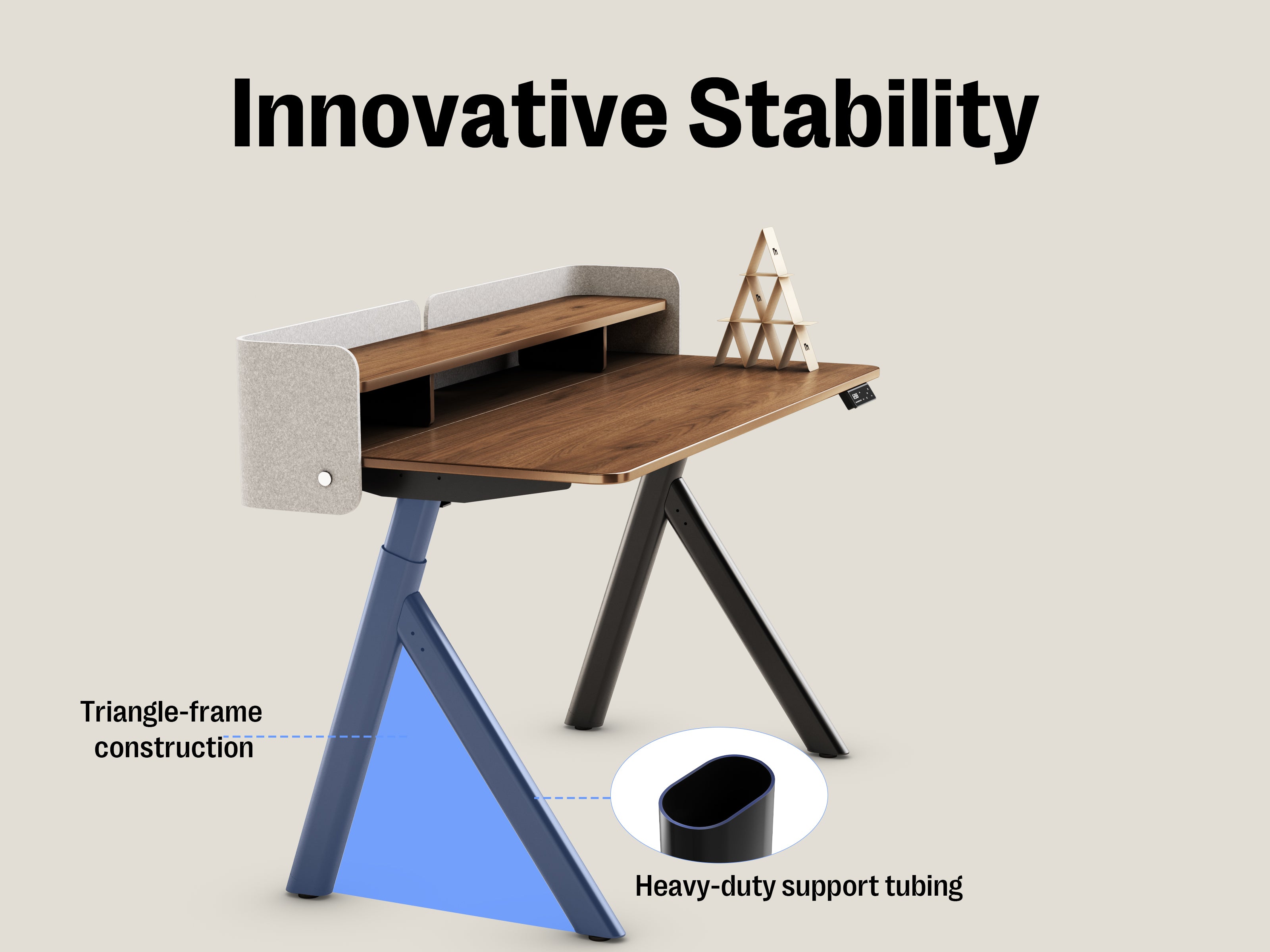 Maidesite ArborLift Height-Adjustable Electric Desk, 120 140cm with USB-C Connection
