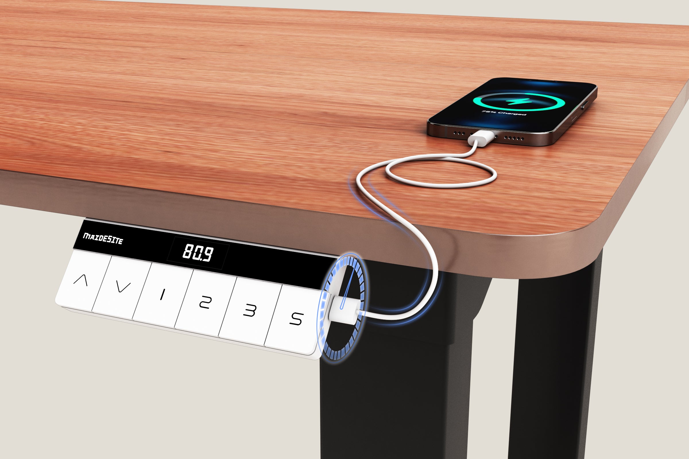 <p>Integrated 18W USB-C Fast Charging</p>