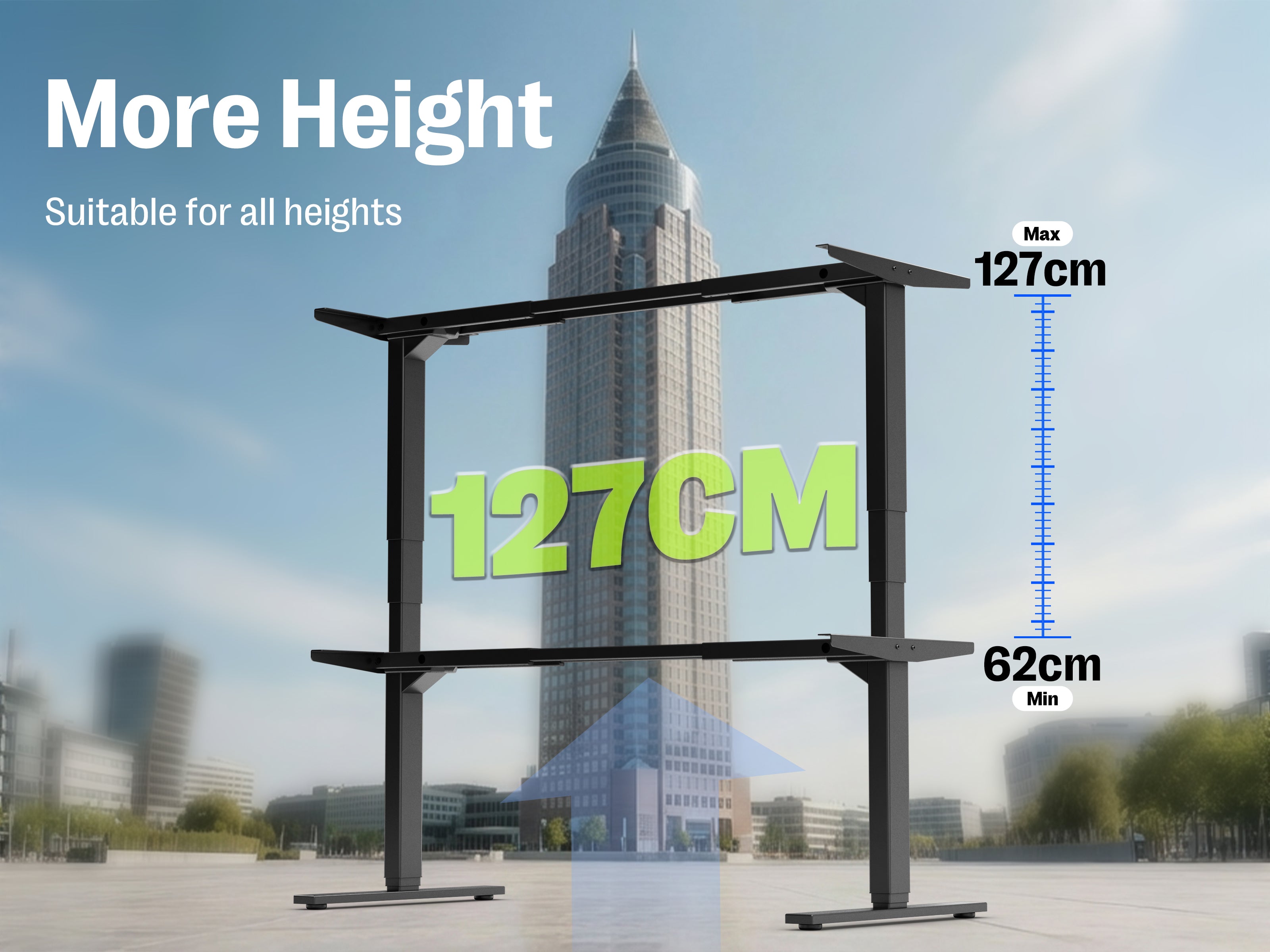 Maidesite Adjustable Height Electric Standing Desk At Mitchell Dorgan Blog