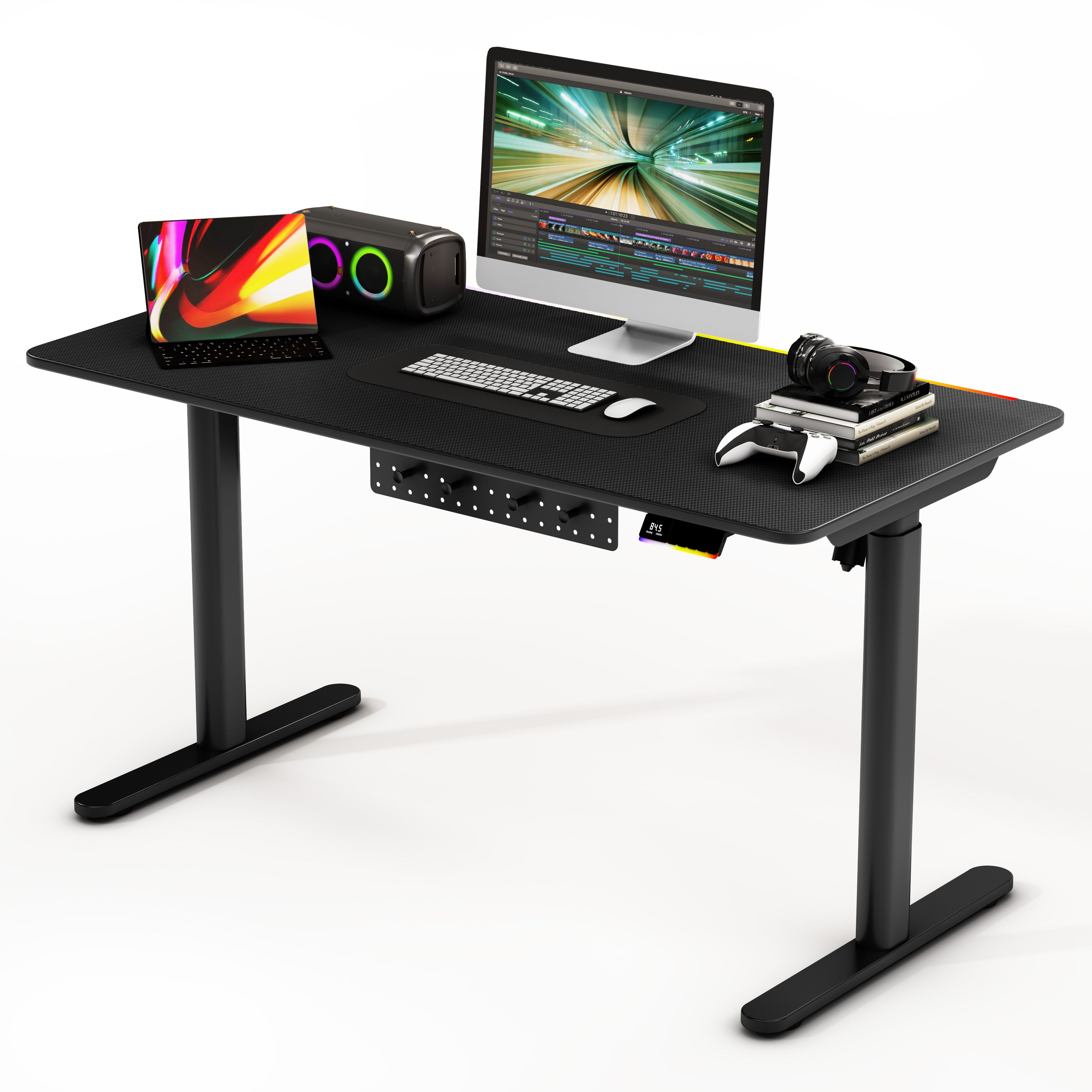 Maidesite Rainbow Height-Adjustable Gaming Desk