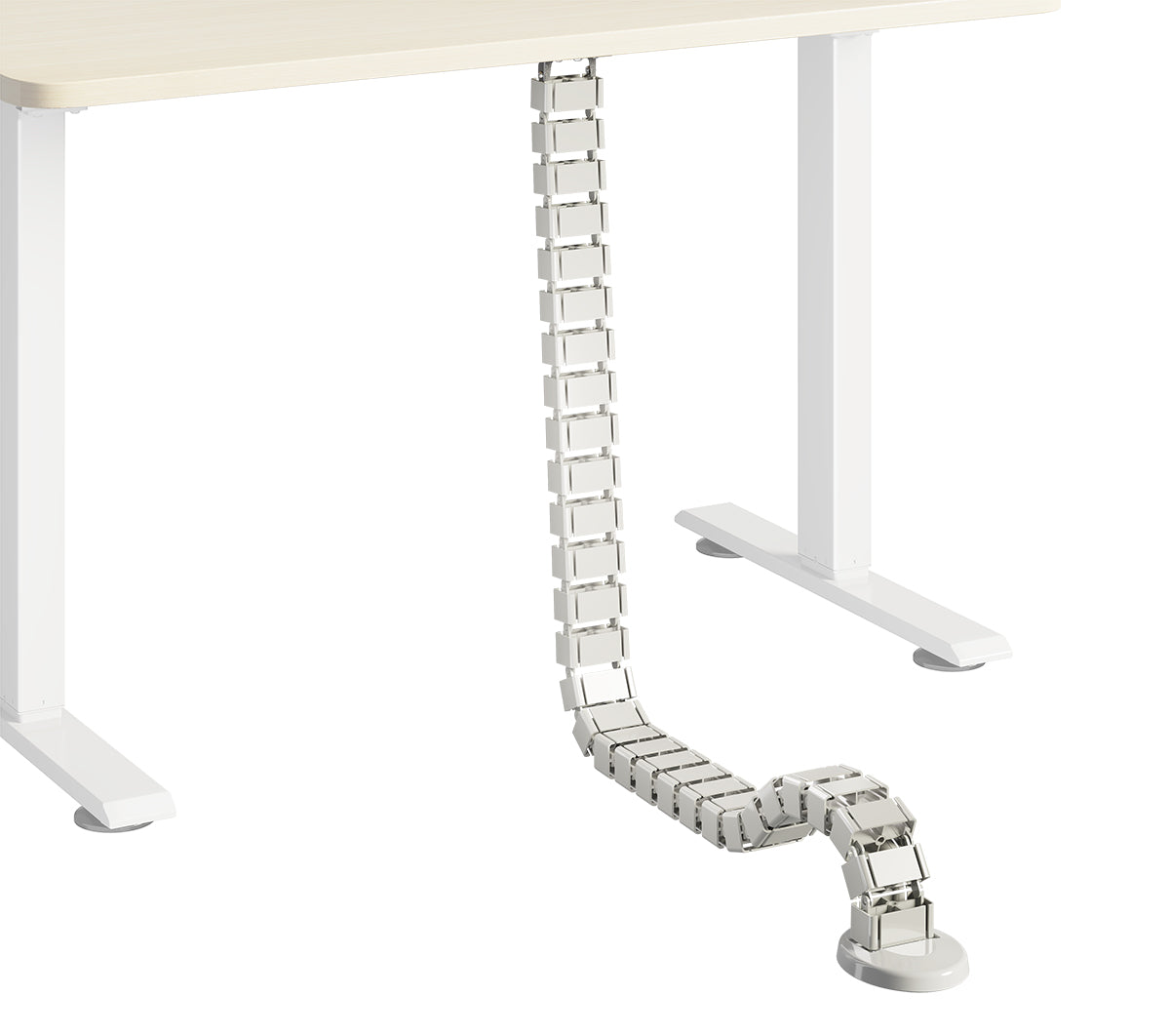 Maidesite 51 inch under-desk cable spine, the best cable management solution