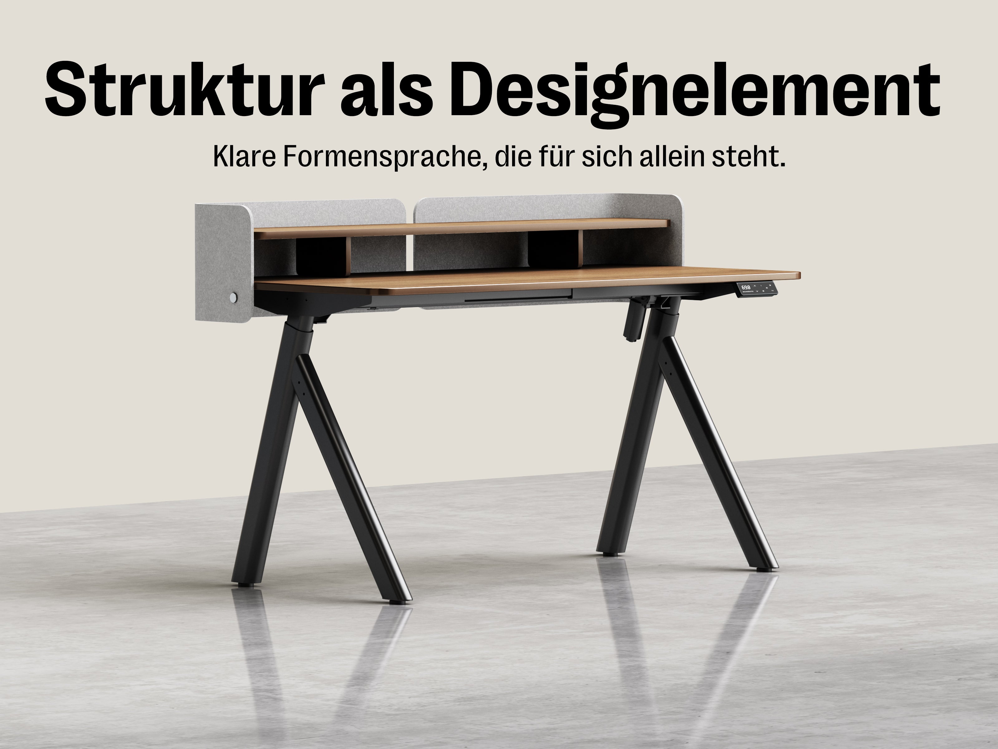 Maidesite ArborLift Height-Adjustable Electric Desk, 120 x 60 / 140 x 70 cm with USB-C Connection