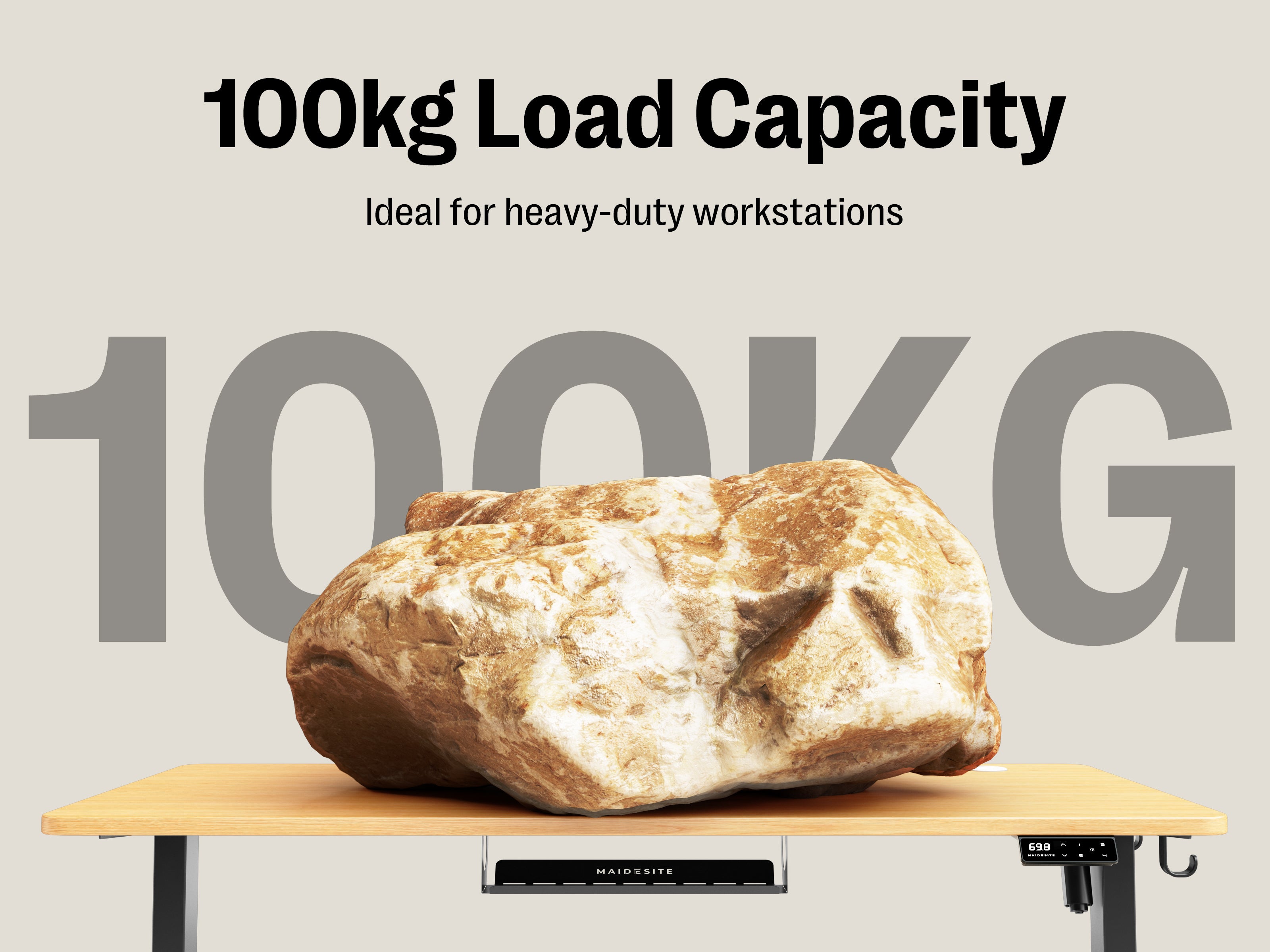 Maidesite T1 Pro - Electric Height-Adjustable Standing Desk Frame