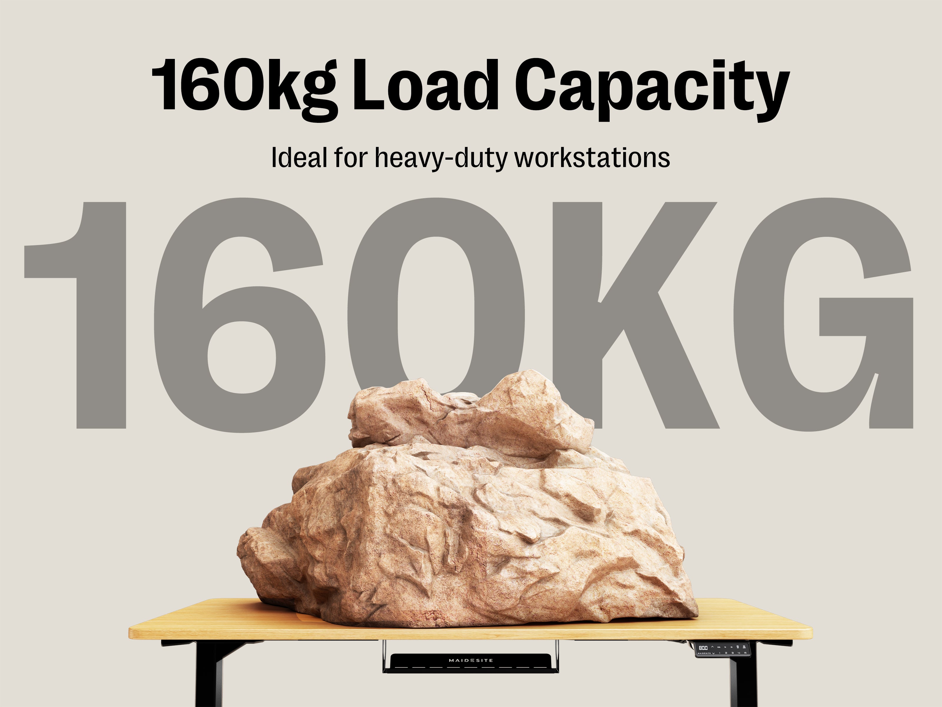 Maidesite T2 Pro Plus - Electric Height Adjustable Standing Desk Frame