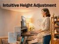 Maidesite ArborLift Height-Adjustable Electric Desk, 120 140cm with USB-C Connection