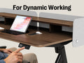 Maidesite ArborLift Height-Adjustable Electric Desk, 120 140cm with USB-C Connection