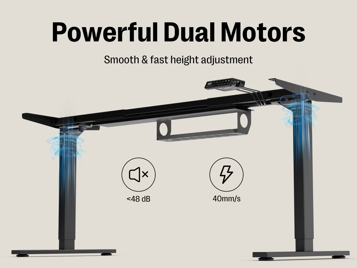 Maidesite T2 Pro - Electric Stand Up Desk Frame