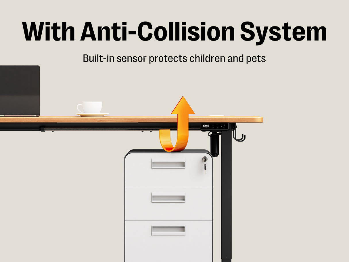 Maidesite T1 Pro - Electric Height-Adjustable Standing Desk Frame