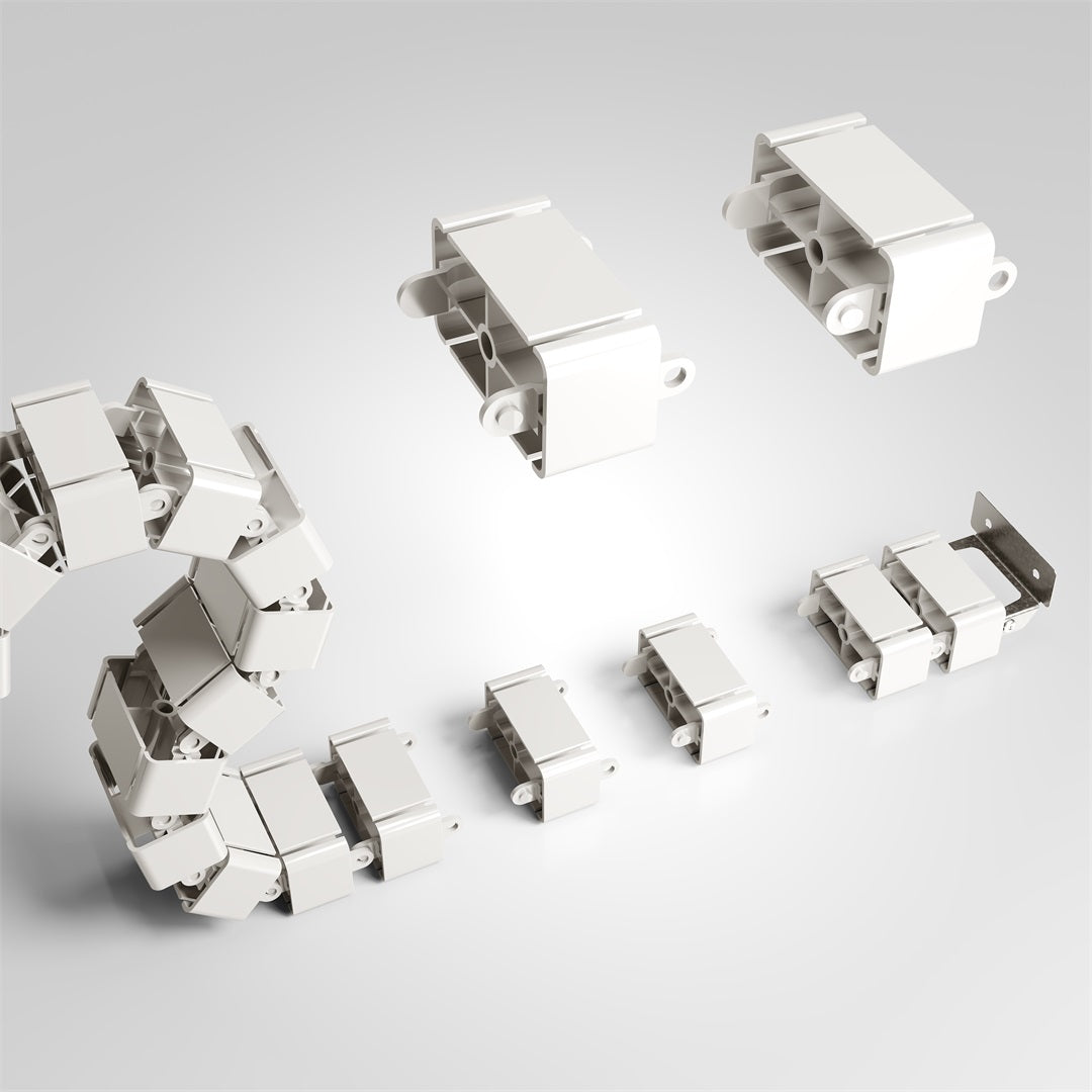 Maidesite Cable Spine 51 inch Interlink Cable Management Tidy Kit