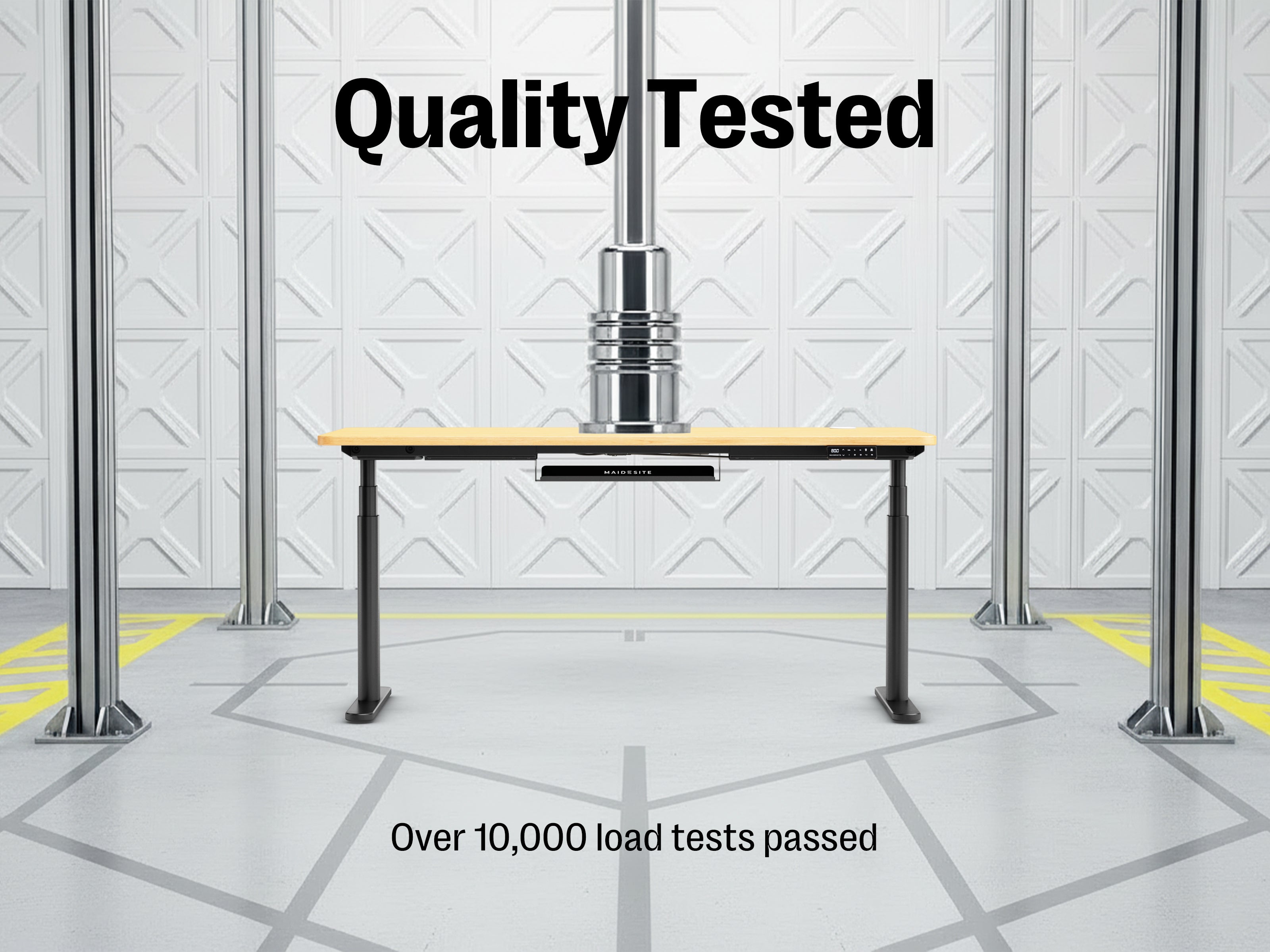 Maidesite TH2 Plus Art/EL2 Plus Art - Electric Standing Desk Height Adjustable Table Frame