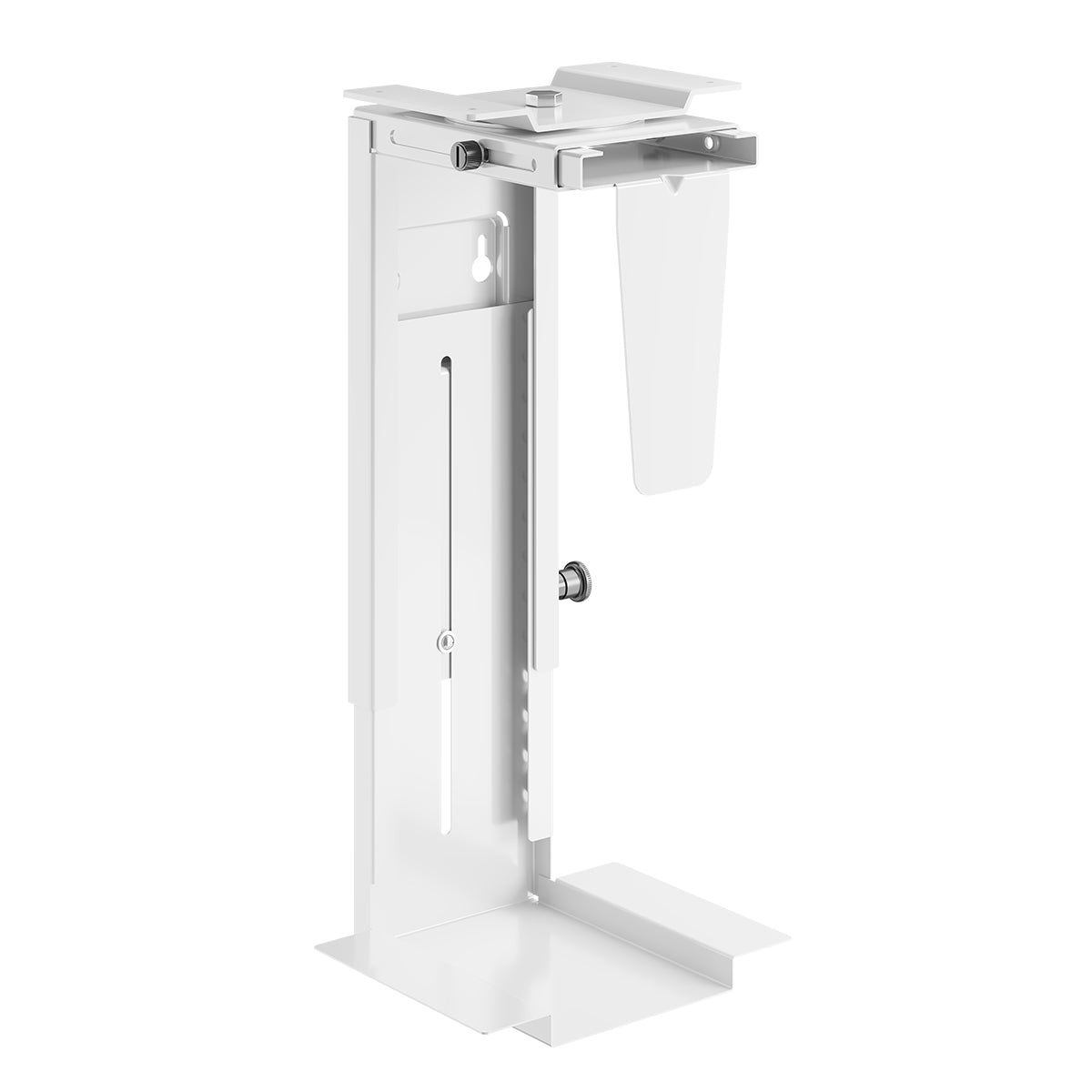 Maidesite CPU Holder Steel Swivel Under-desk PC Mount