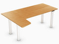Maidesite Canvas 4 leg standing desk L shape corner desk