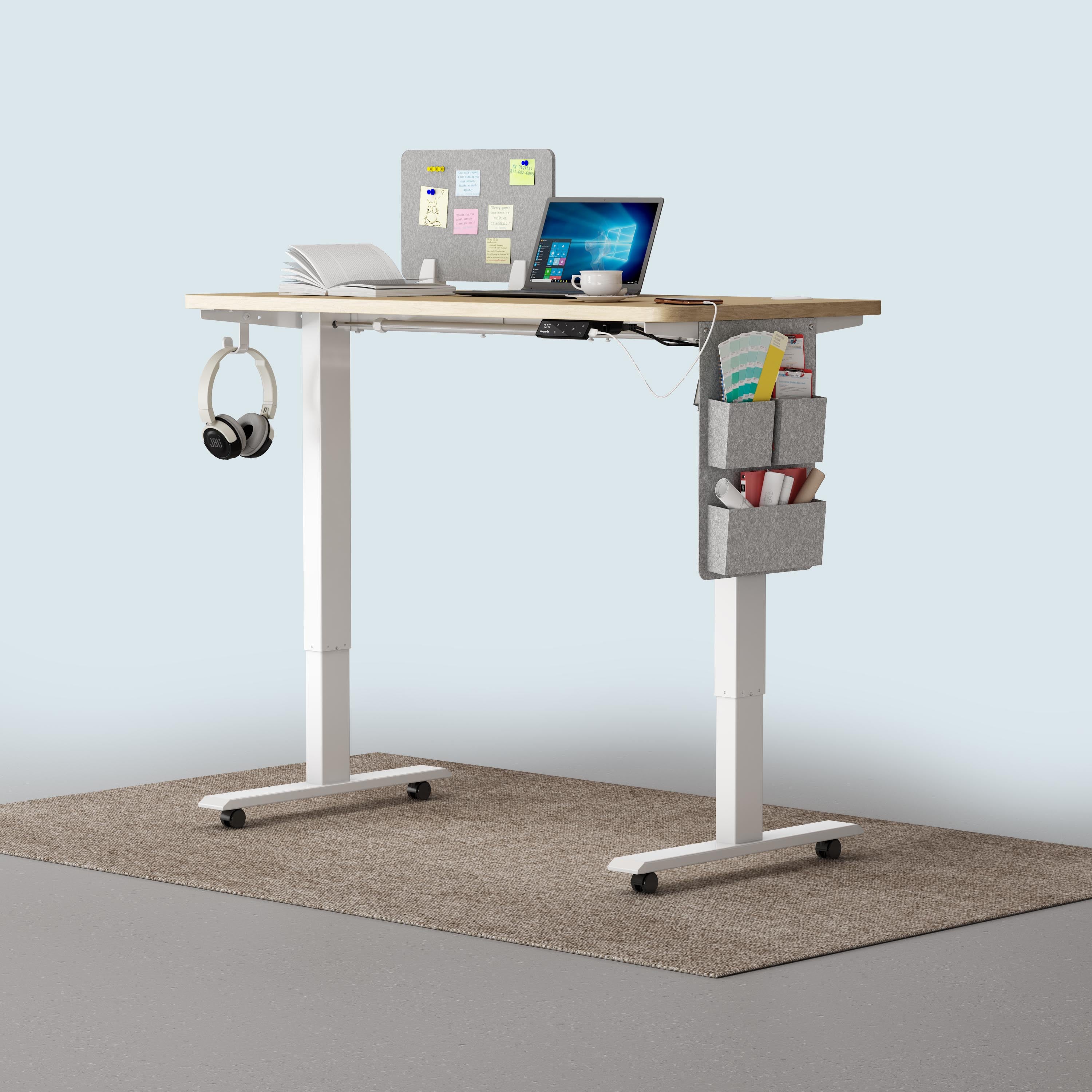 SN1 height adjustable desk 100x60cm for sit and stand at working