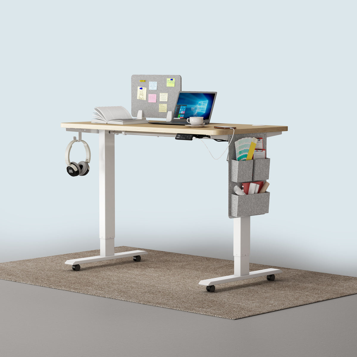 Maidesite SN1 Height Adjustable Electric Standing Desk 100x60 cm