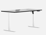 Maidesite T1 Basic height adjustable desk white and black 140cm tabletop