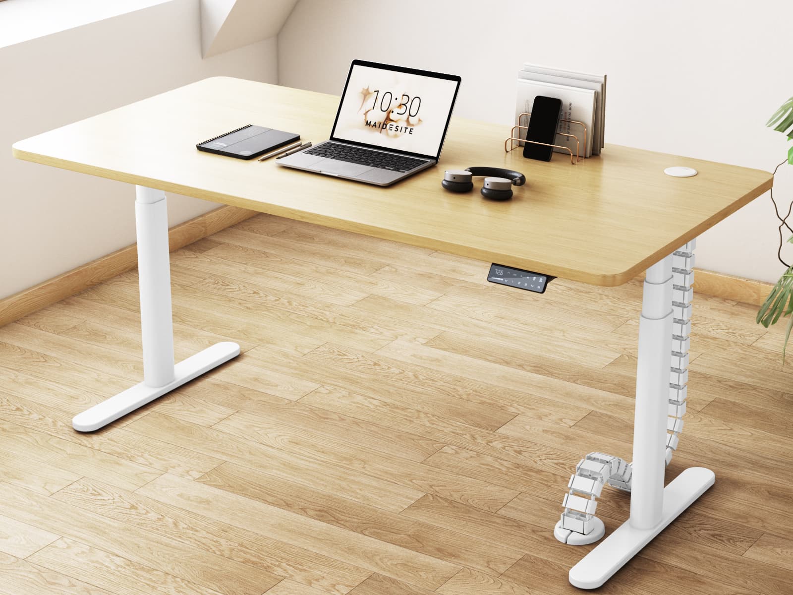 MAIDeSITe T2 Pro Max Electric Height Adjustable Desk Frame 135 Cm - View #3