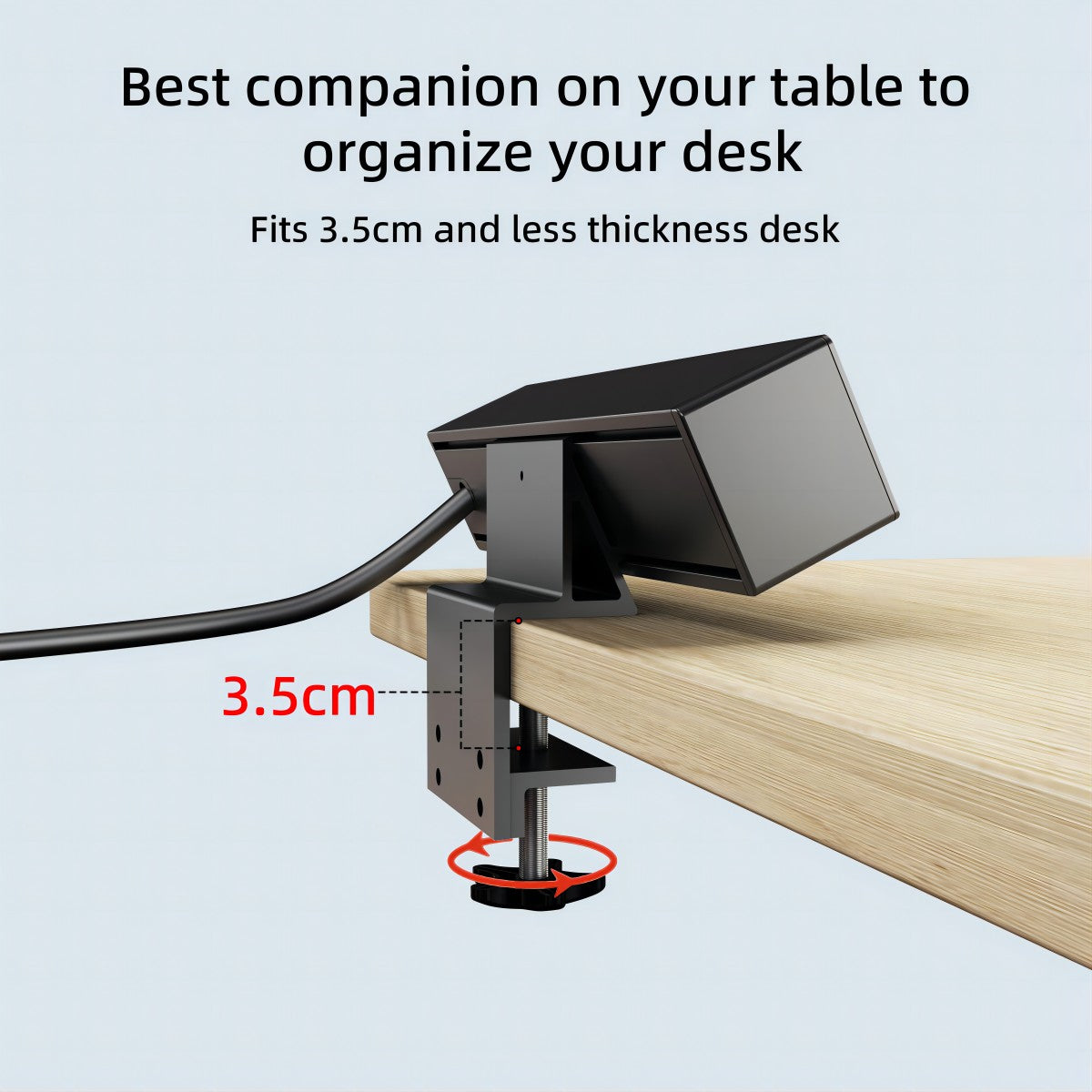 Maidesite power strip has can assemble in your desk