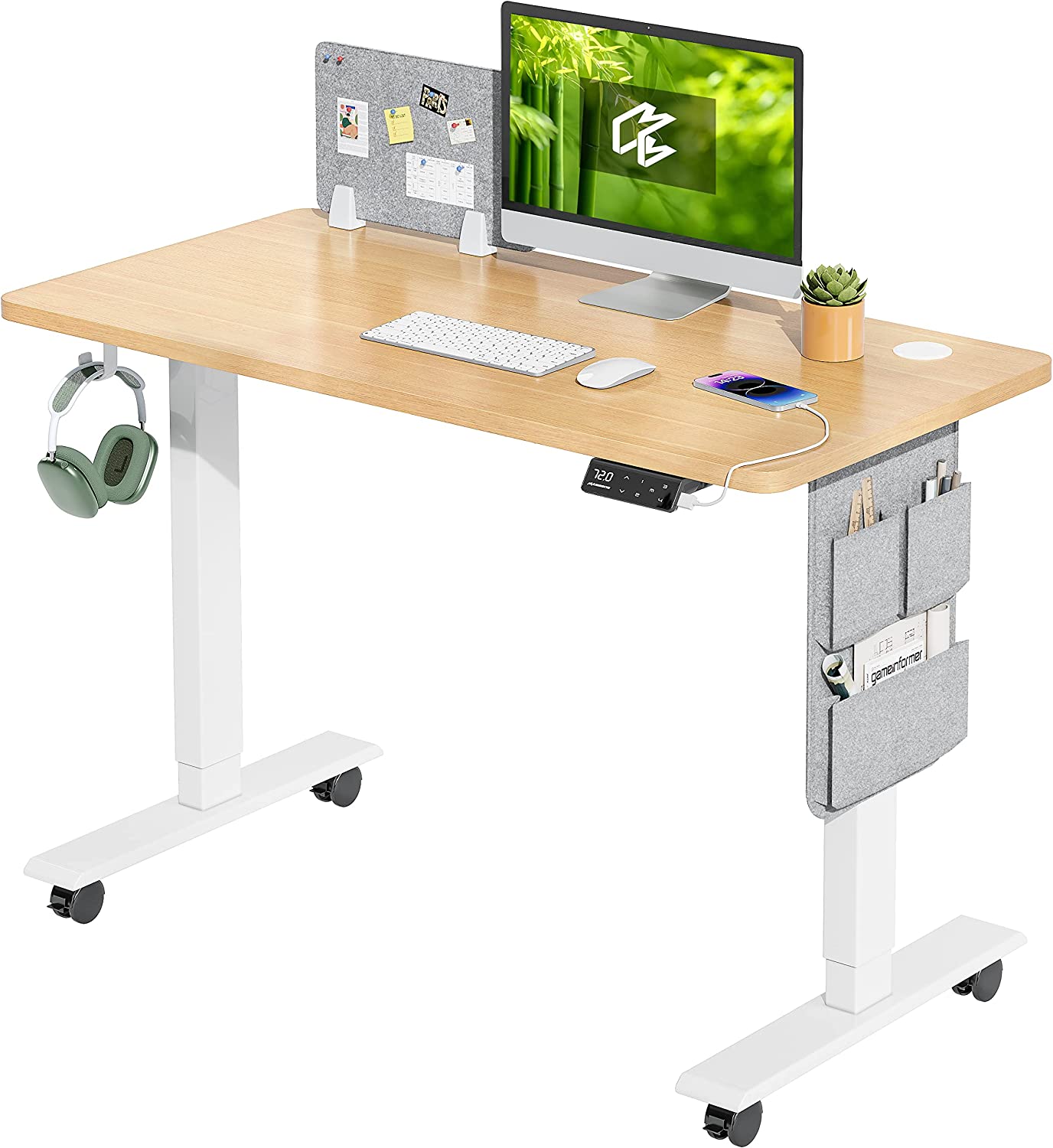 Maidesite SN1 minimalist electric standing desk for office home 