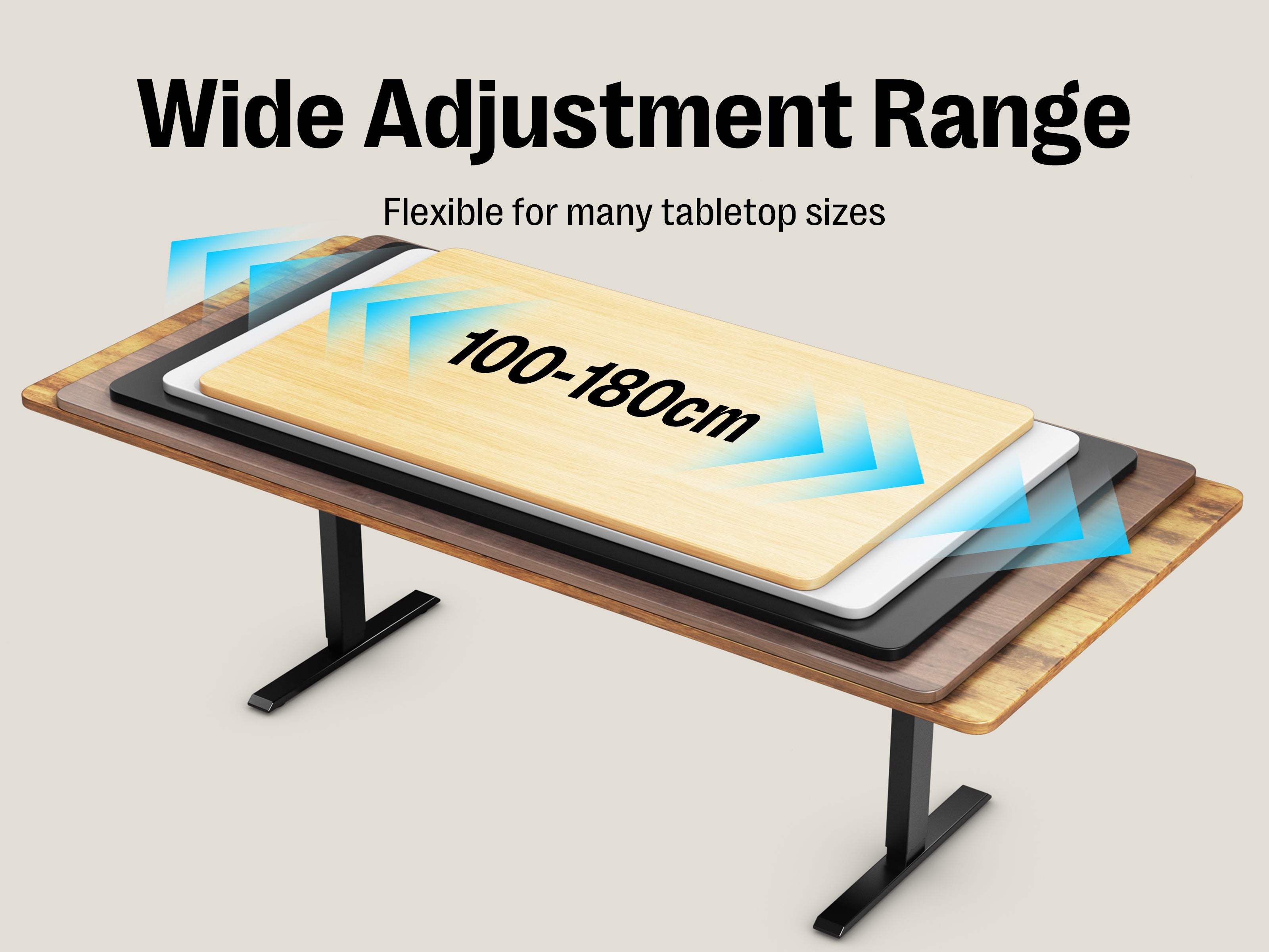 Maidesite T1 Pro - Electric Height-Adjustable Standing Desk Frame