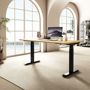 Maidesite T2 Pro Max ultra-solid standing desk in the office