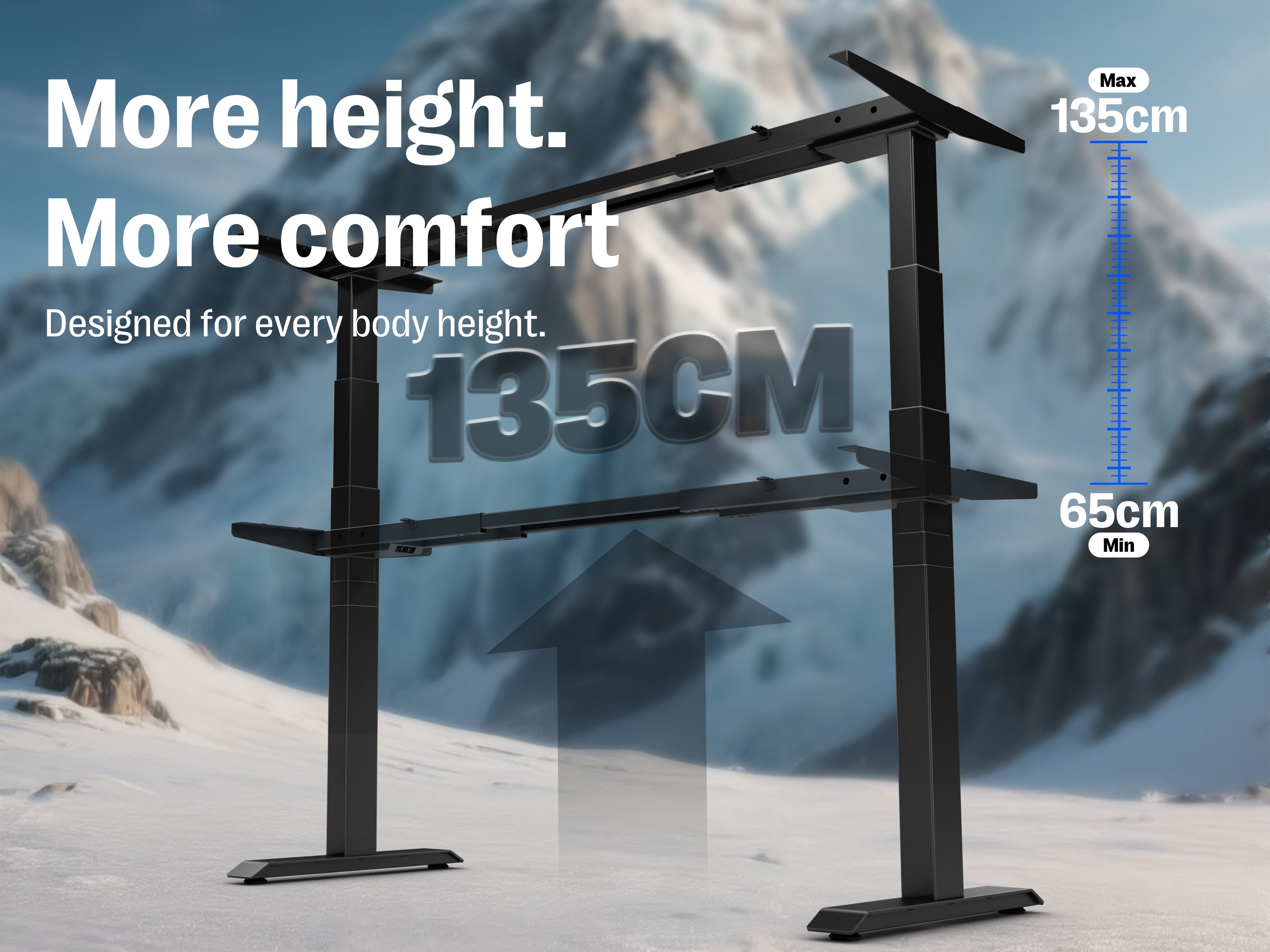 Maidesite T2 Pro Max - Electric Height-Adjustable Desk