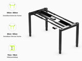 Maidesite T4 Pro Plus - 4 Leg Electric Stand Up Desk Frame