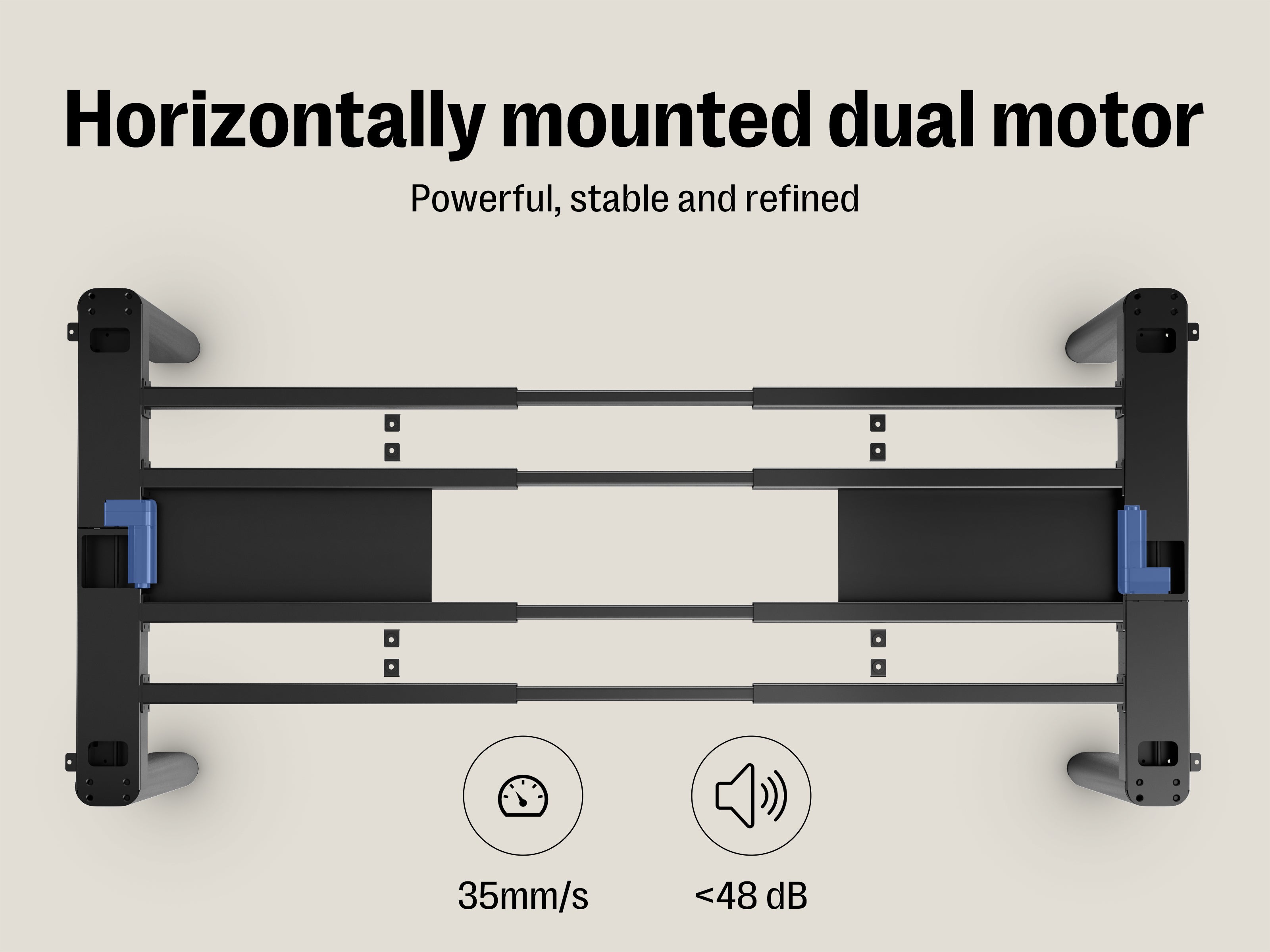 Maidesite T4 Pro Plus - 4 Leg Electric Stand Up Desk Frame