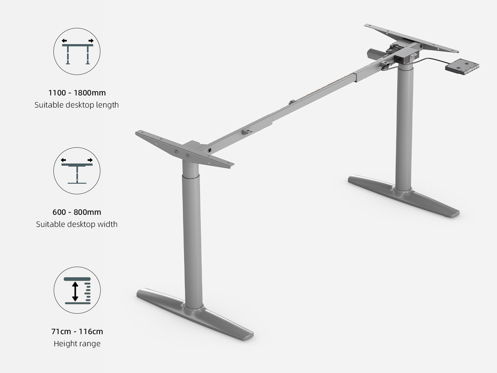 Maidesite TO1 Pro - Electric Stand Up Desk Frame