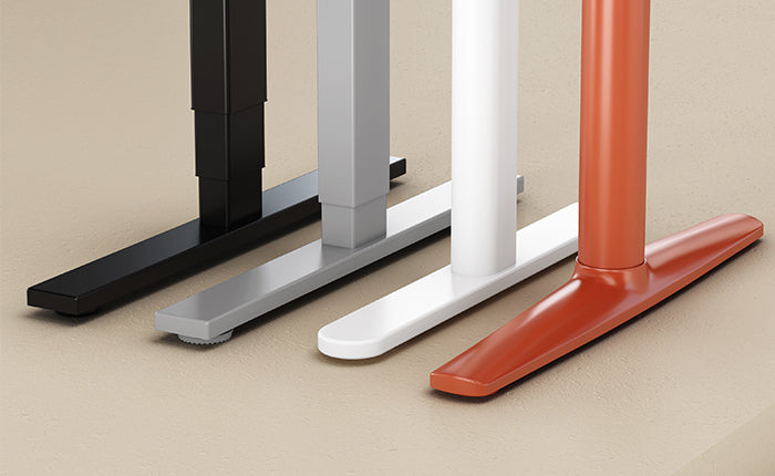 Height-adjustable table frame