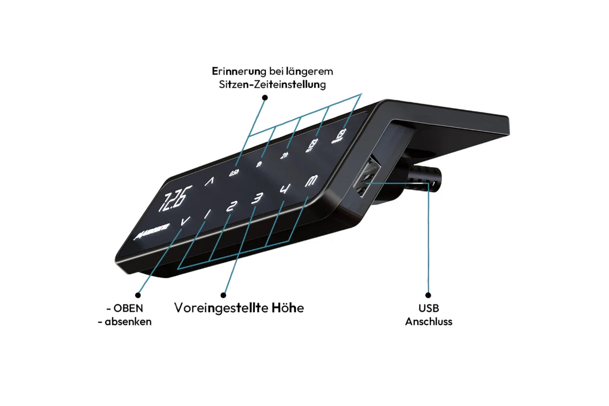 <p>4 Preset Memory Heights</p>