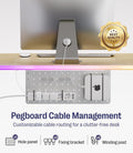 Maidesite Rainbow Height-Adjustable Gaming Desk