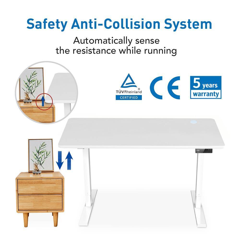 Maidesite T2 Pro built-in anti-collison system to avoid damage to furniture and pets and comes with 5 years warranty