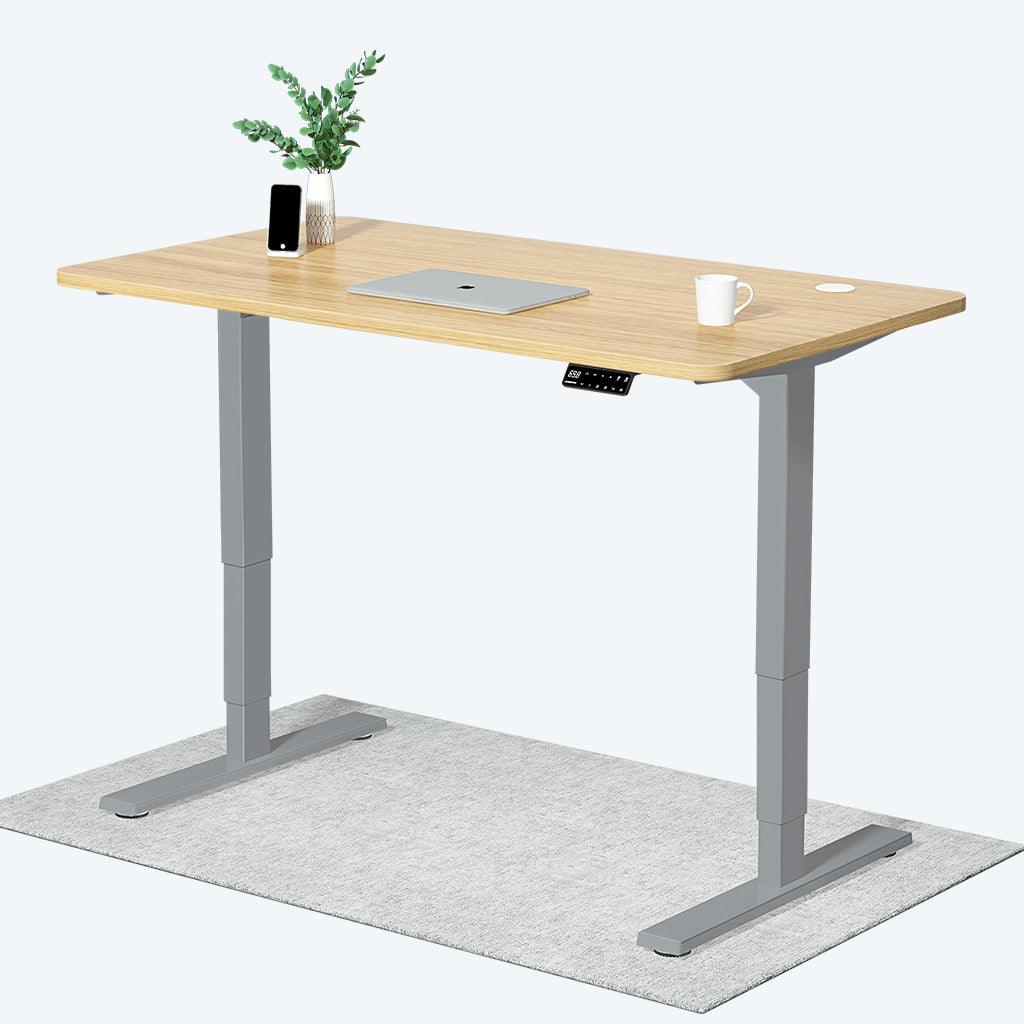 140x70cm electric height adjujstable desk S2 Pro Plus gray frame oak top