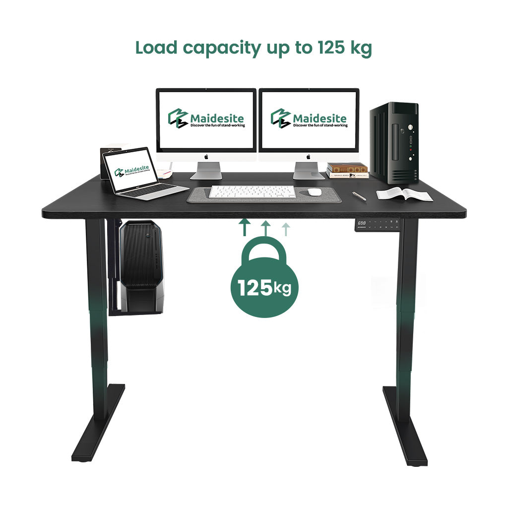 Maidesite S2 Pro Plus electric desk frame's Load capacity up to 125 kg